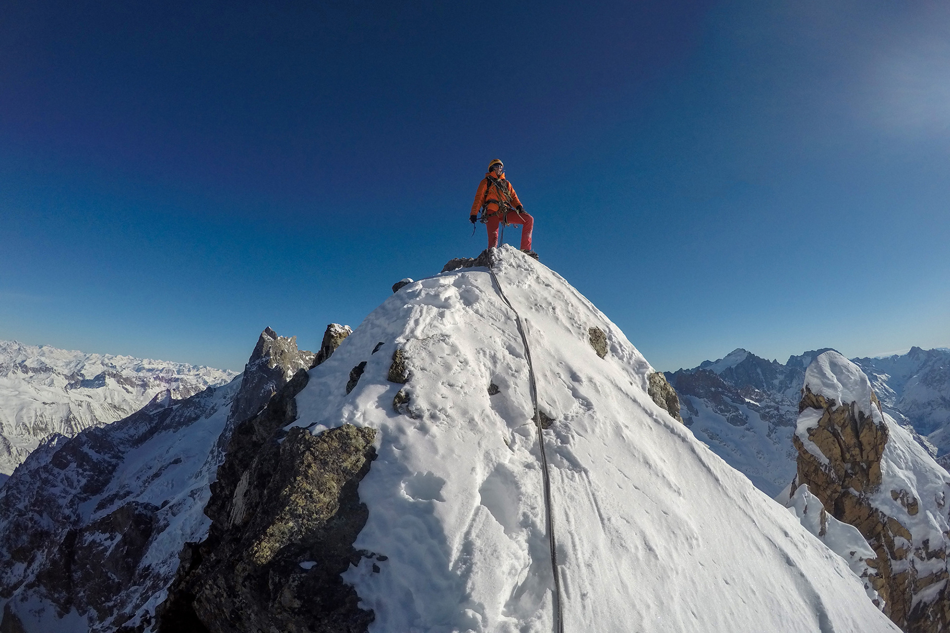 Rateau cima Ovest - parete Ovest