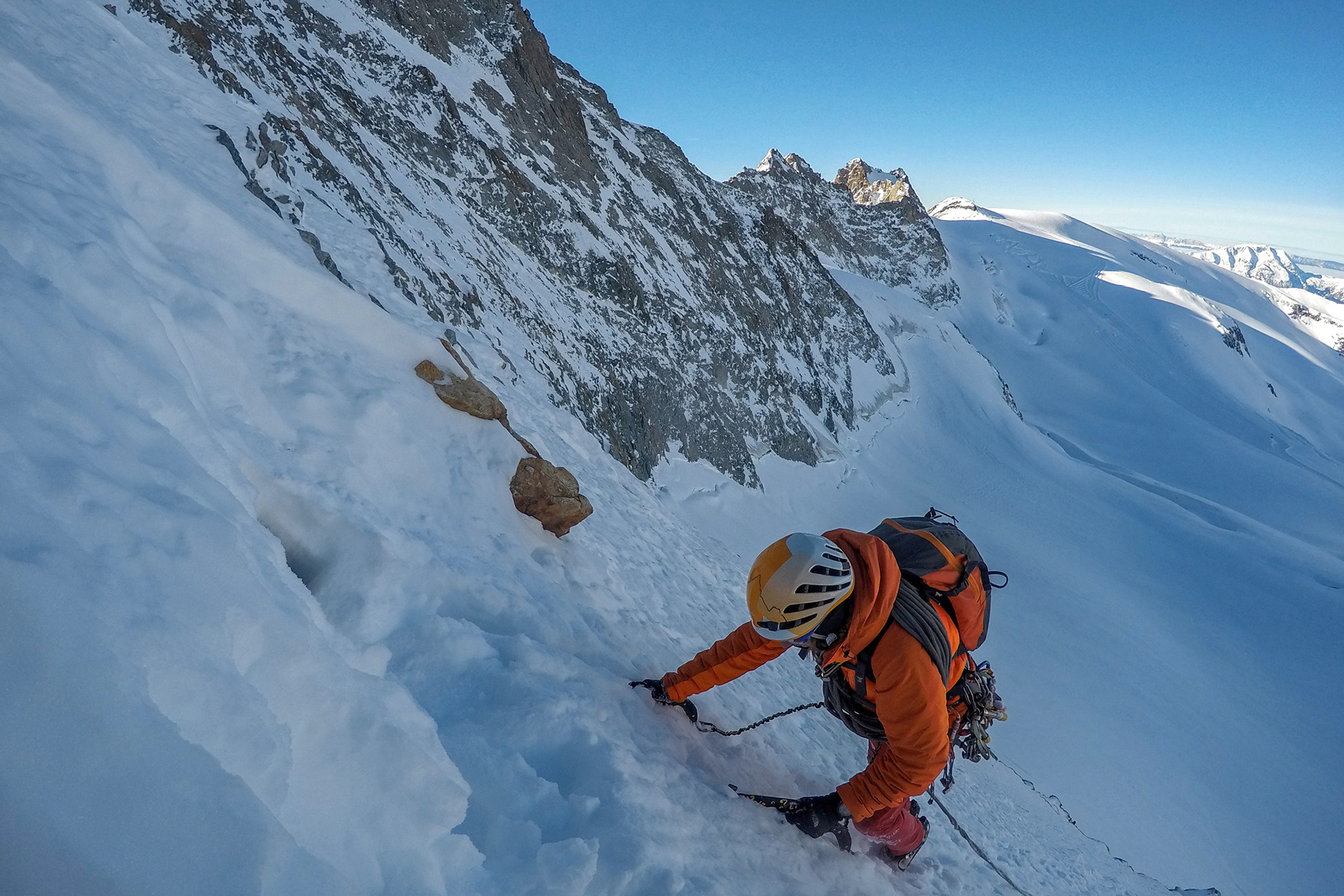 Rateau cima Ovest - parete Ovest