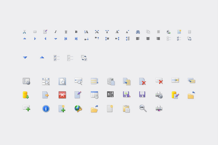 Nicelabel Heatshrink Toolbar Icons