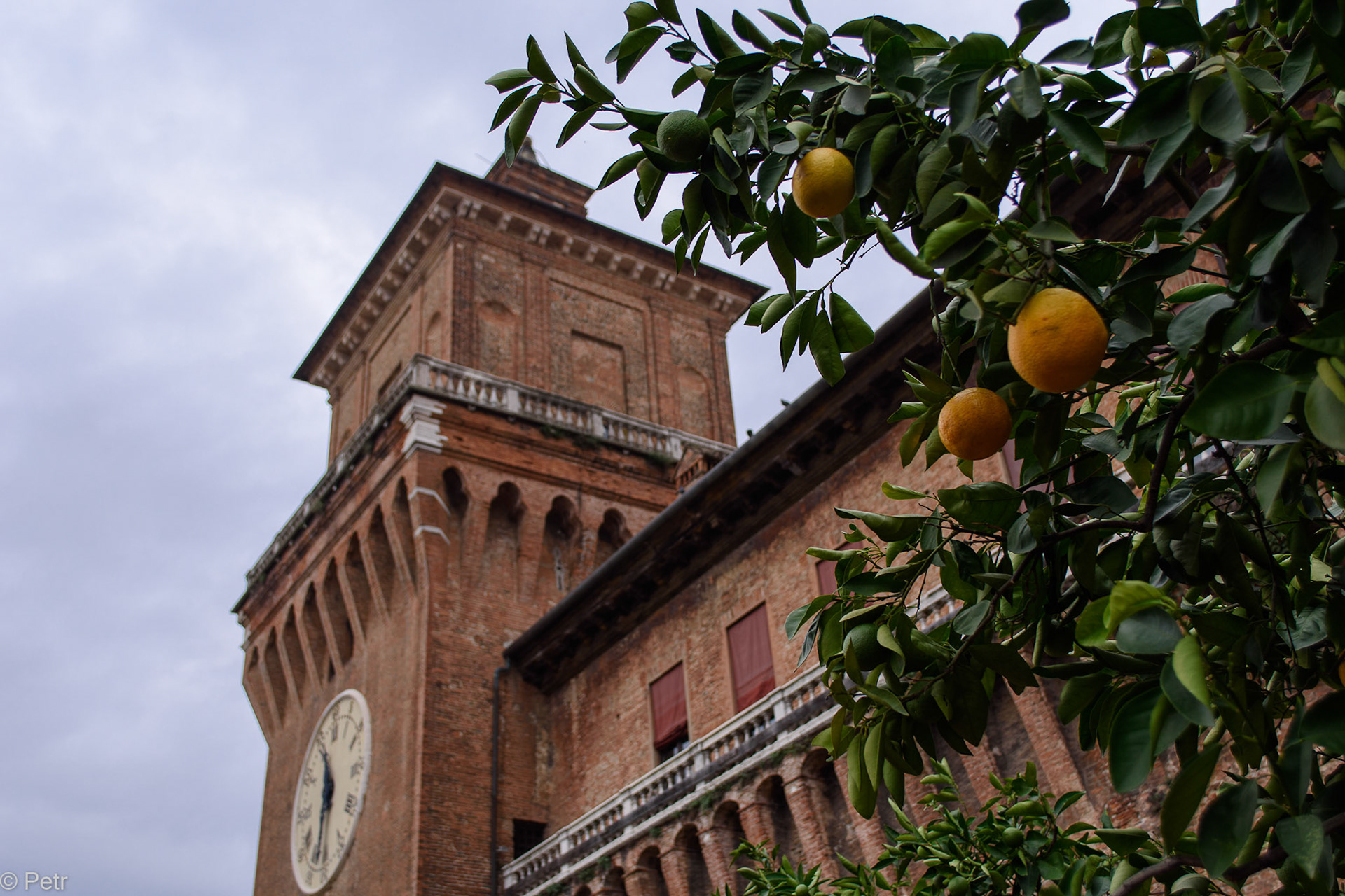 Castello Estense - Giardino degli aranci