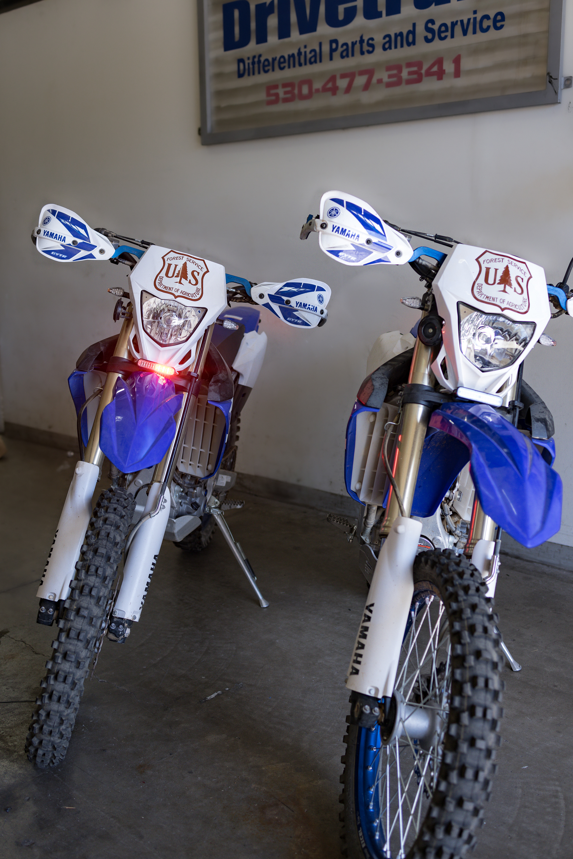 Dept of Forestry Enduro Patrol bikes