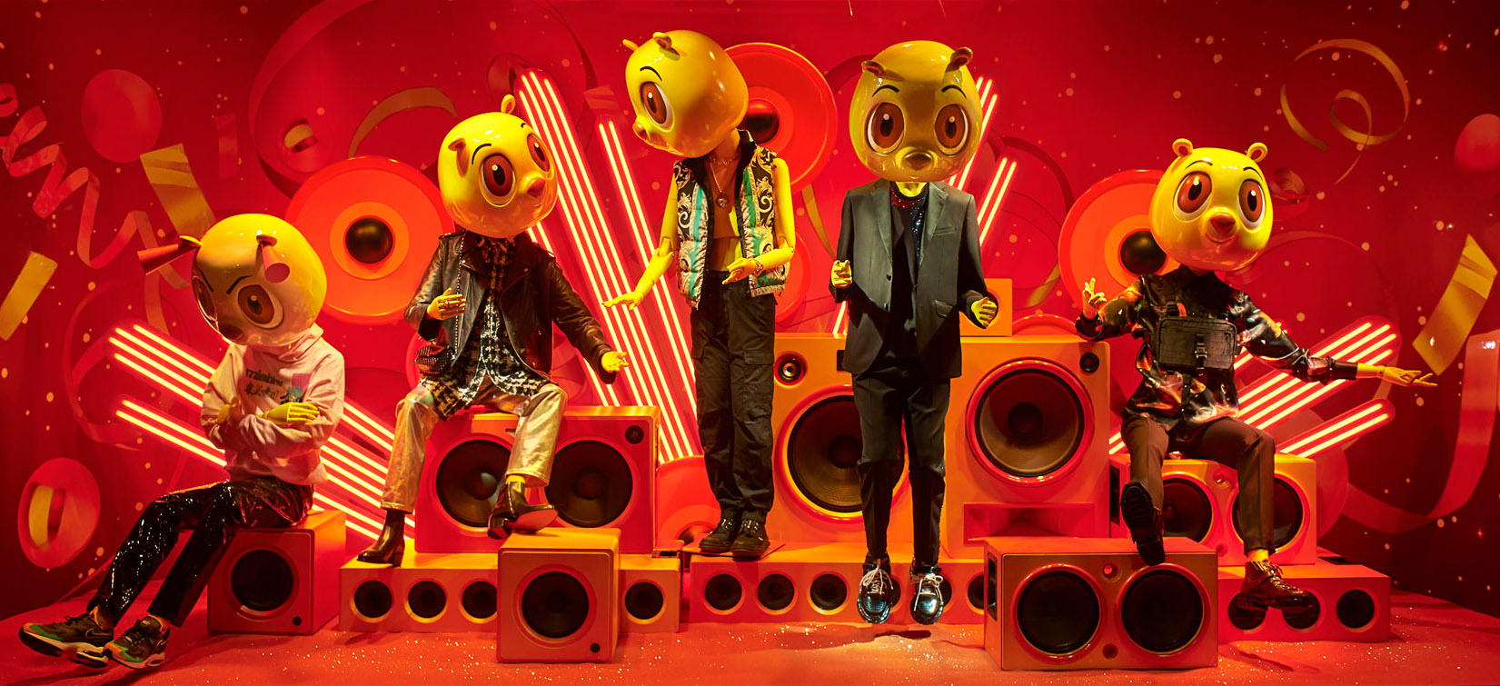 2019, Printemps Haussmann windows