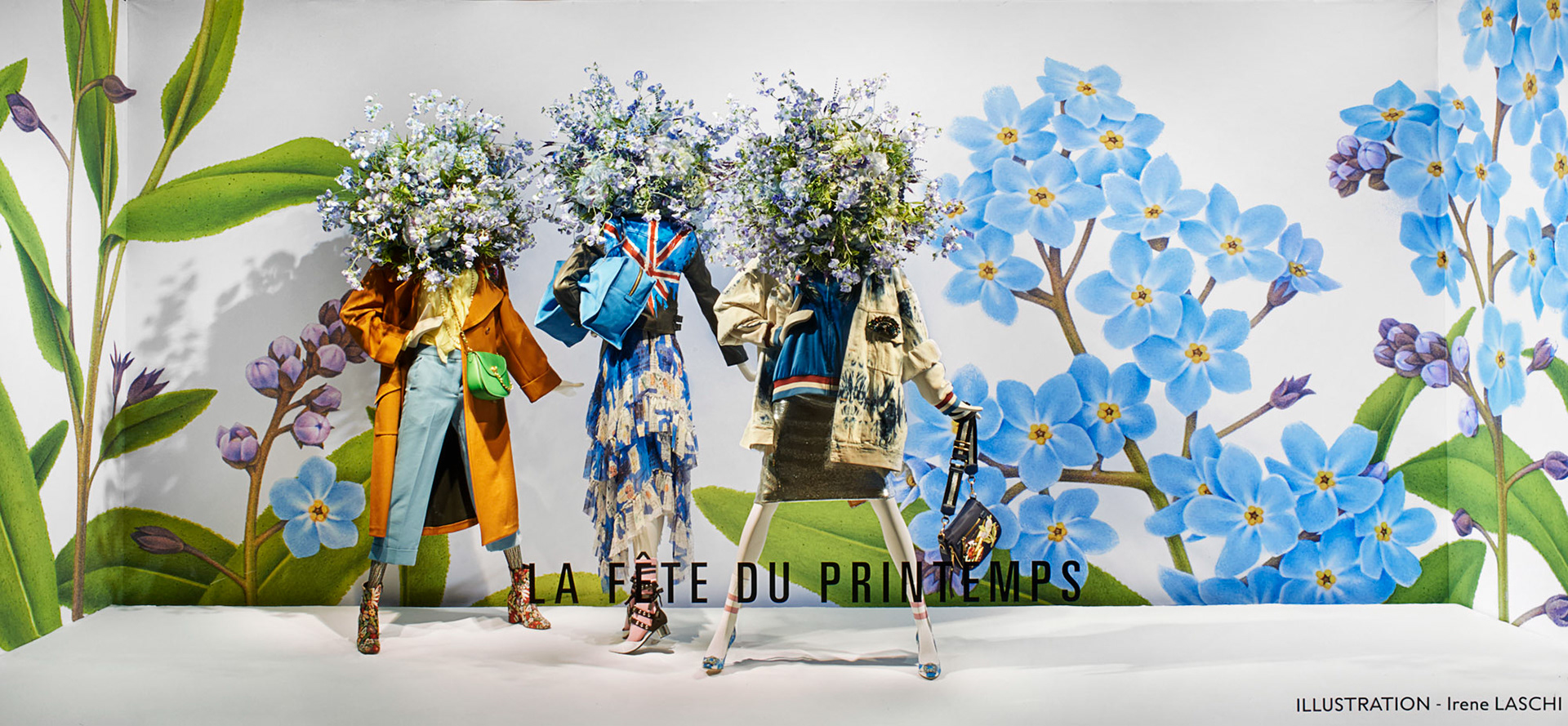 2017, Printemps Haussmann windows, @IreneLaschi