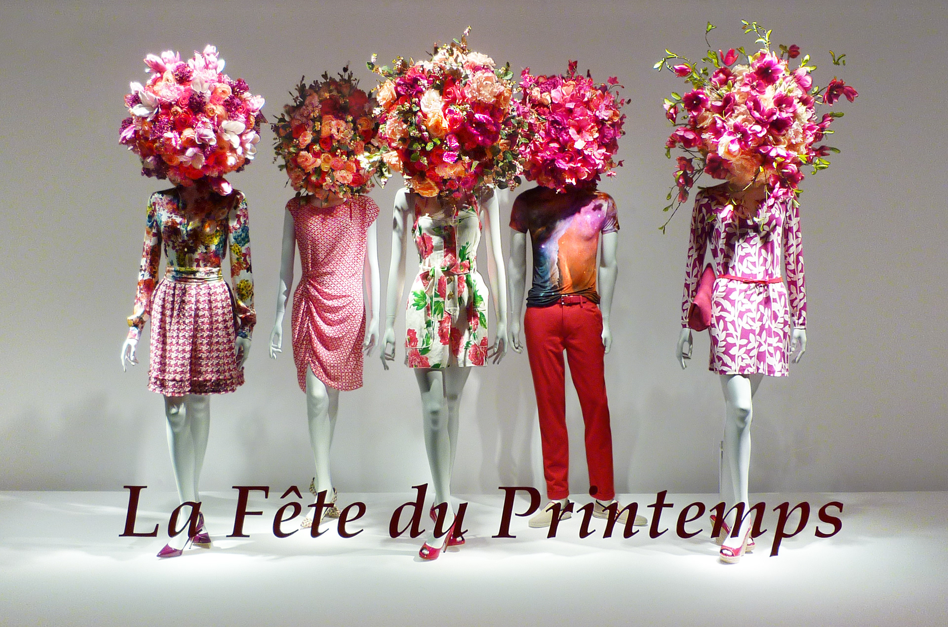 2011, Printemps Haussmann windows