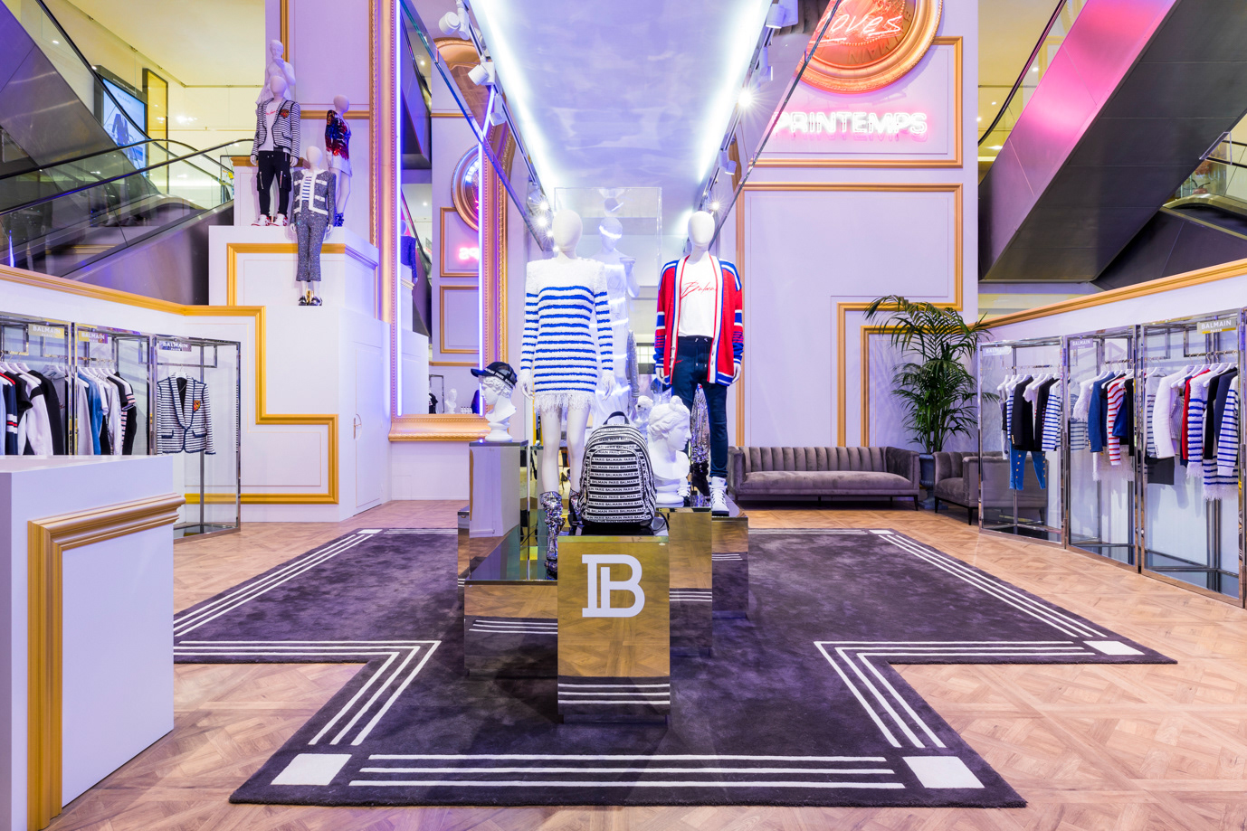 2019, Pop-Up Store @Balmain, Printemps Haussmann