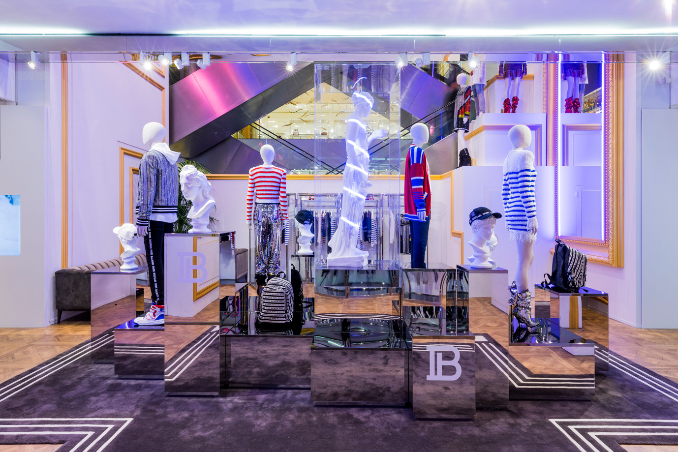 2019, Pop-Up Store @Balmain, Printemps Haussmann