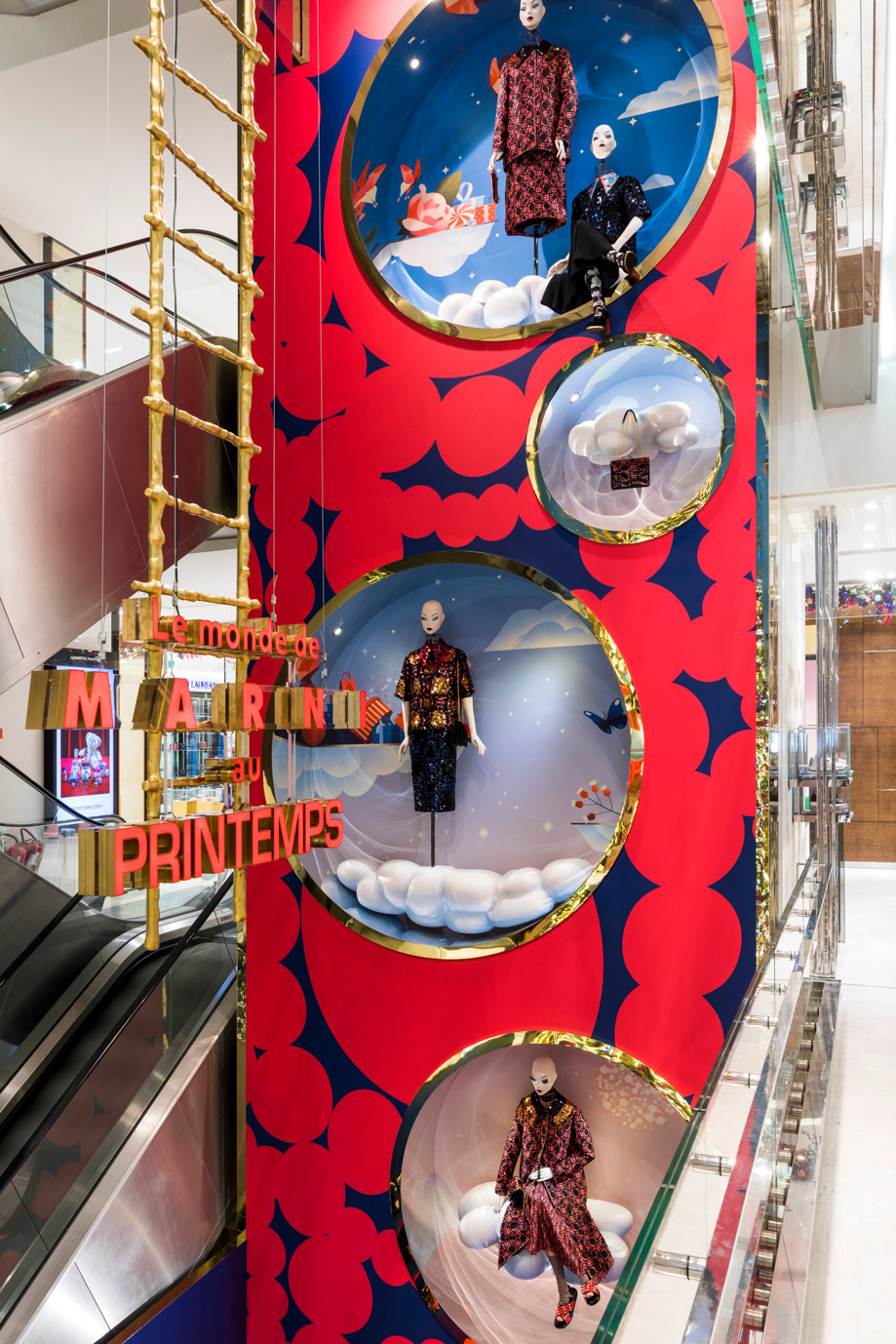 2018, Christmas Pop-Up Store @Marni, Printemps Haussmann