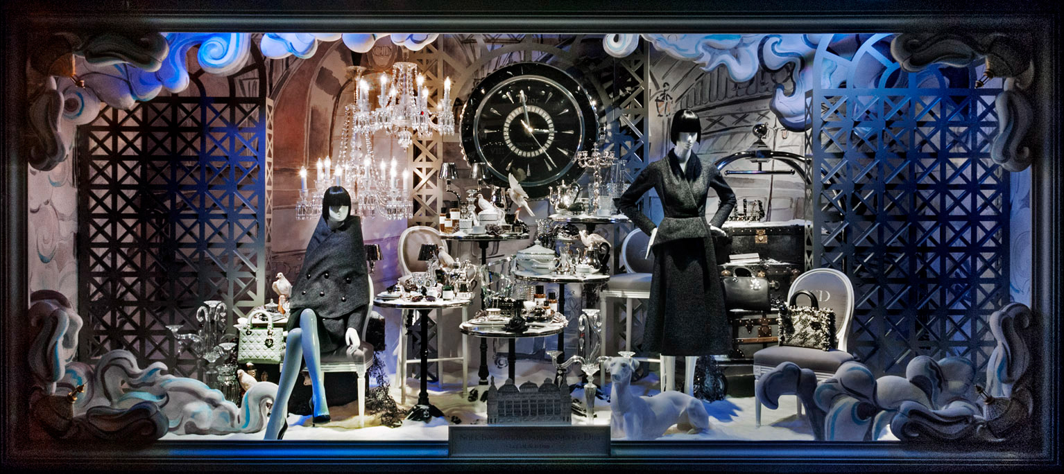 2012, Christmas windows, Printemps Haussmann