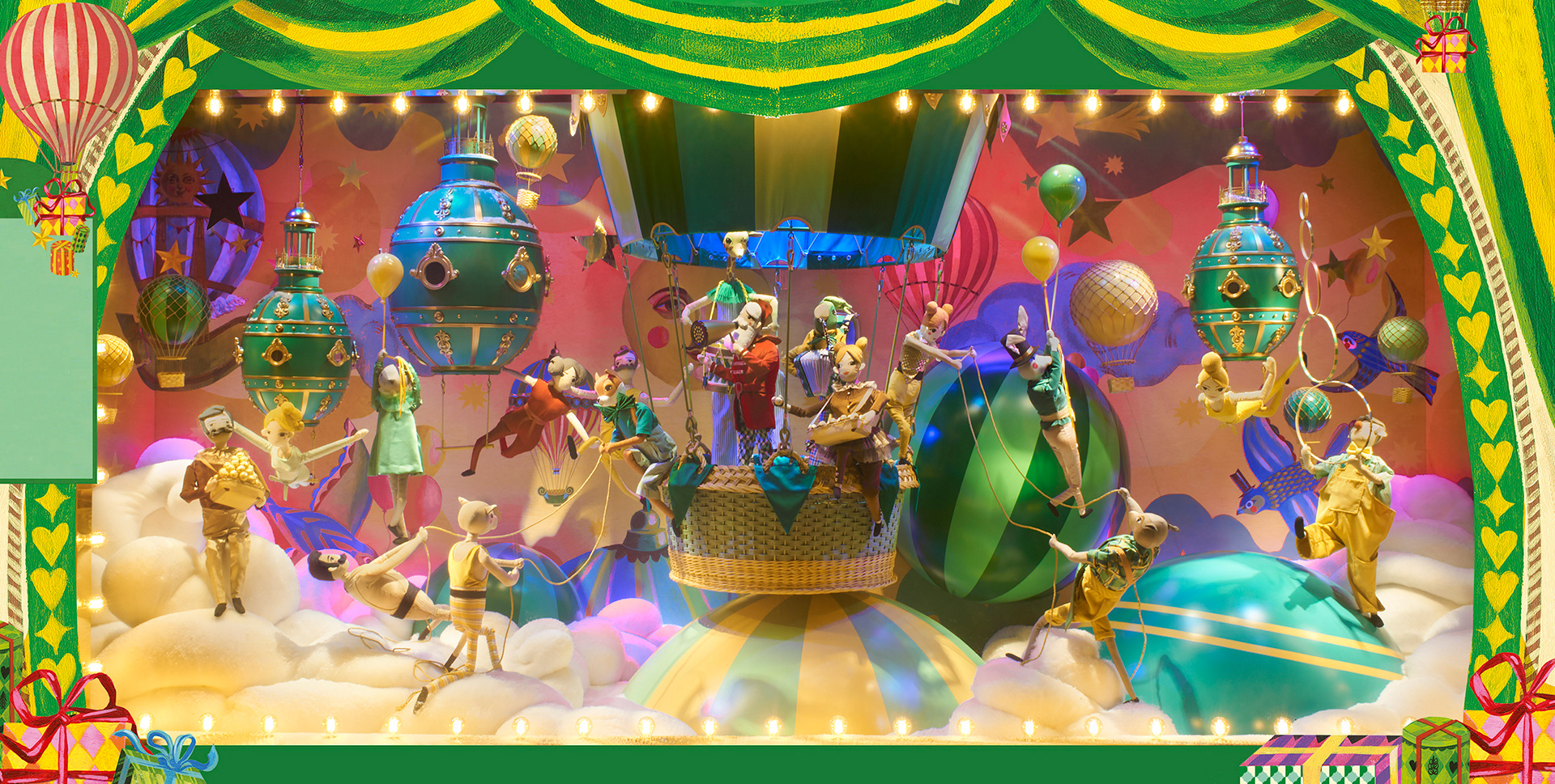 2022, Printemps Circus Christmas, @OlafHajek illustration