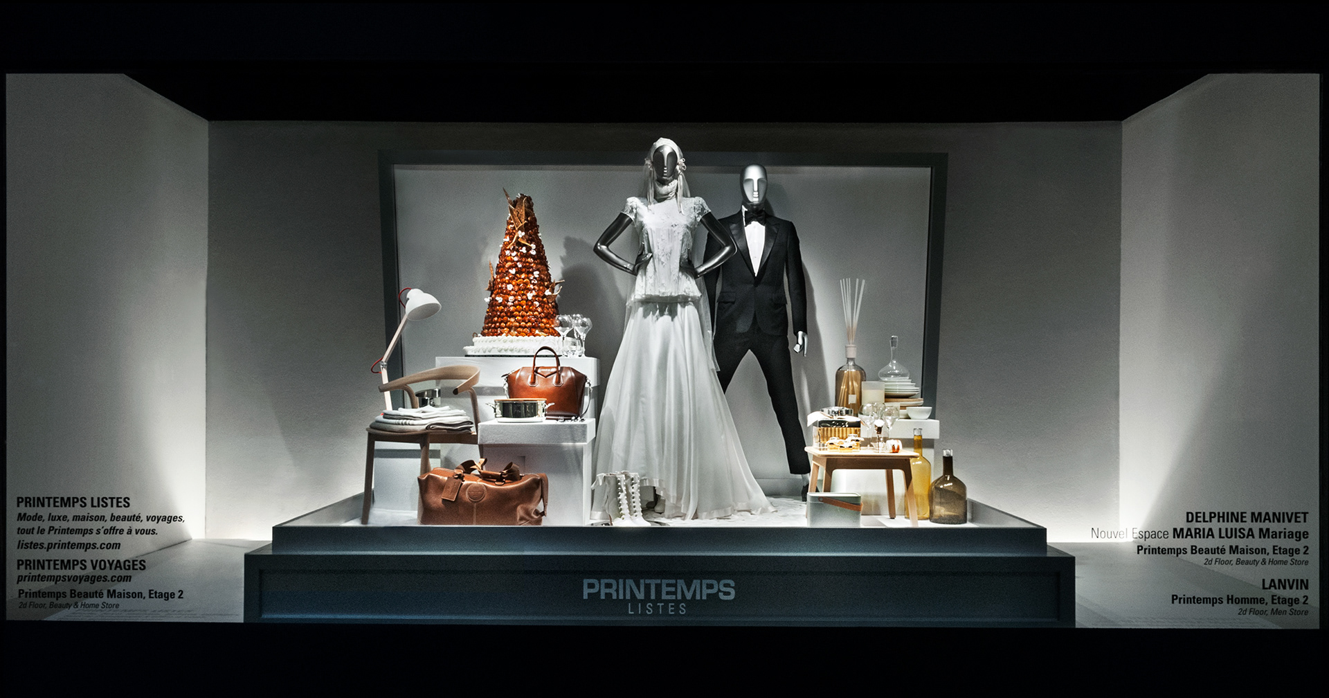 2013, Printemps Haussmann windows