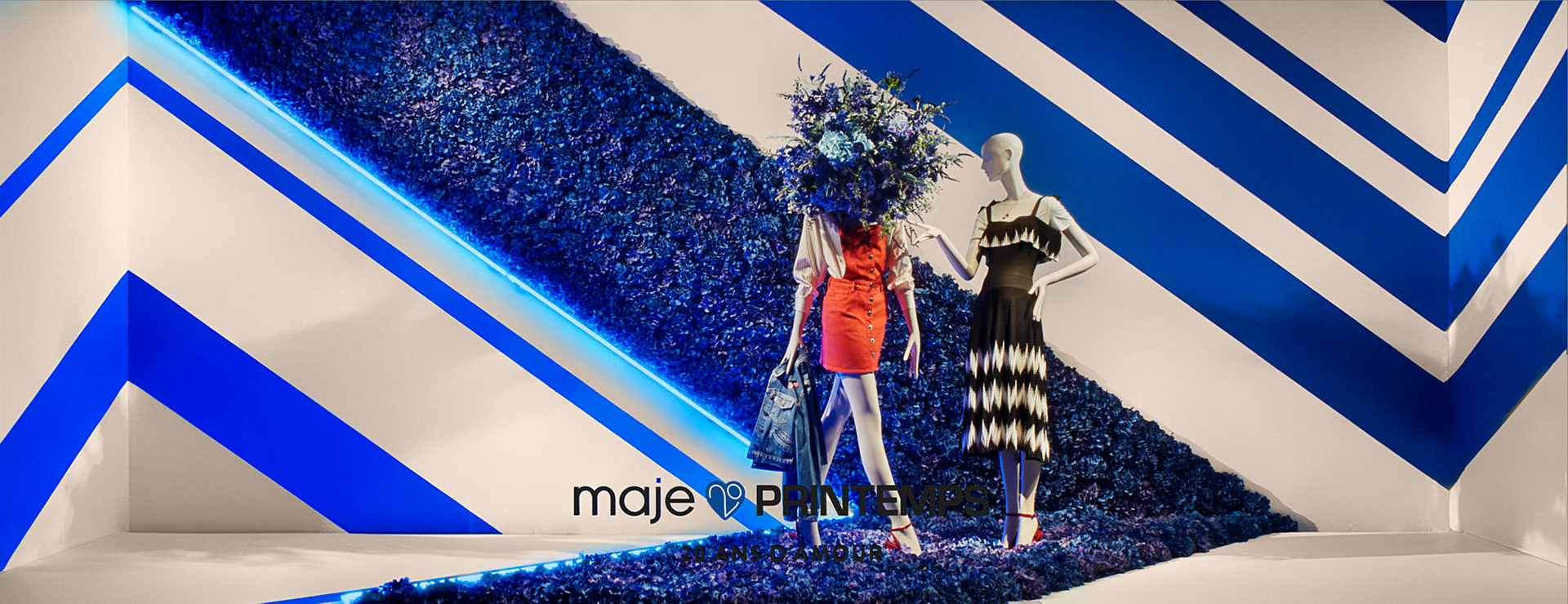 2018, Printemps Haussmann windows, @Maje