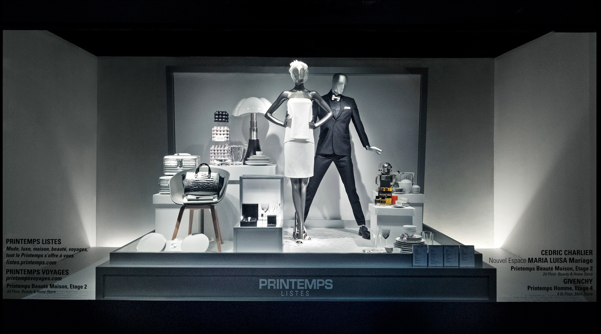 2013, Printemps Haussmann windows