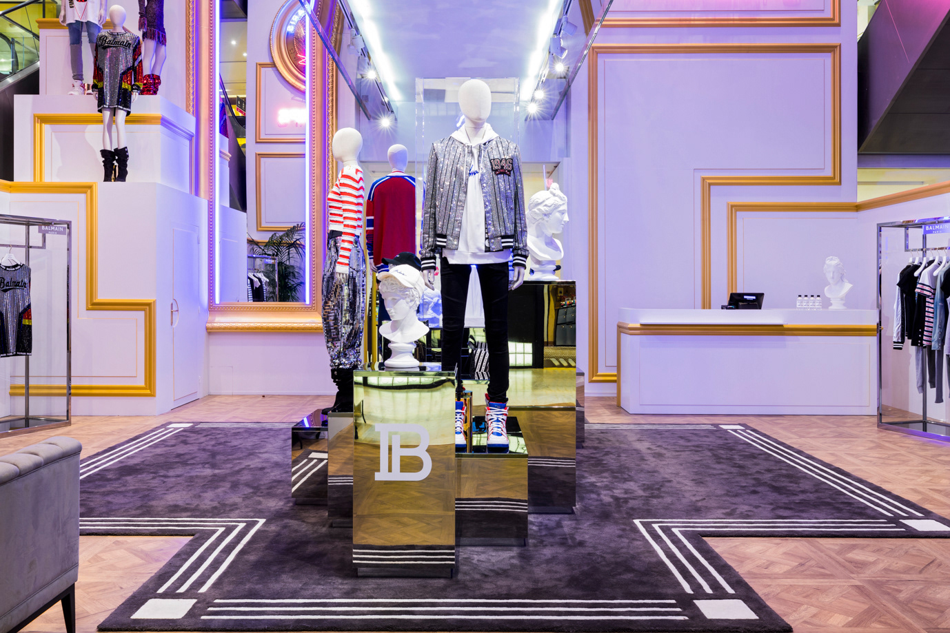2019, Pop-Up Store @Balmain, Printemps Haussmann