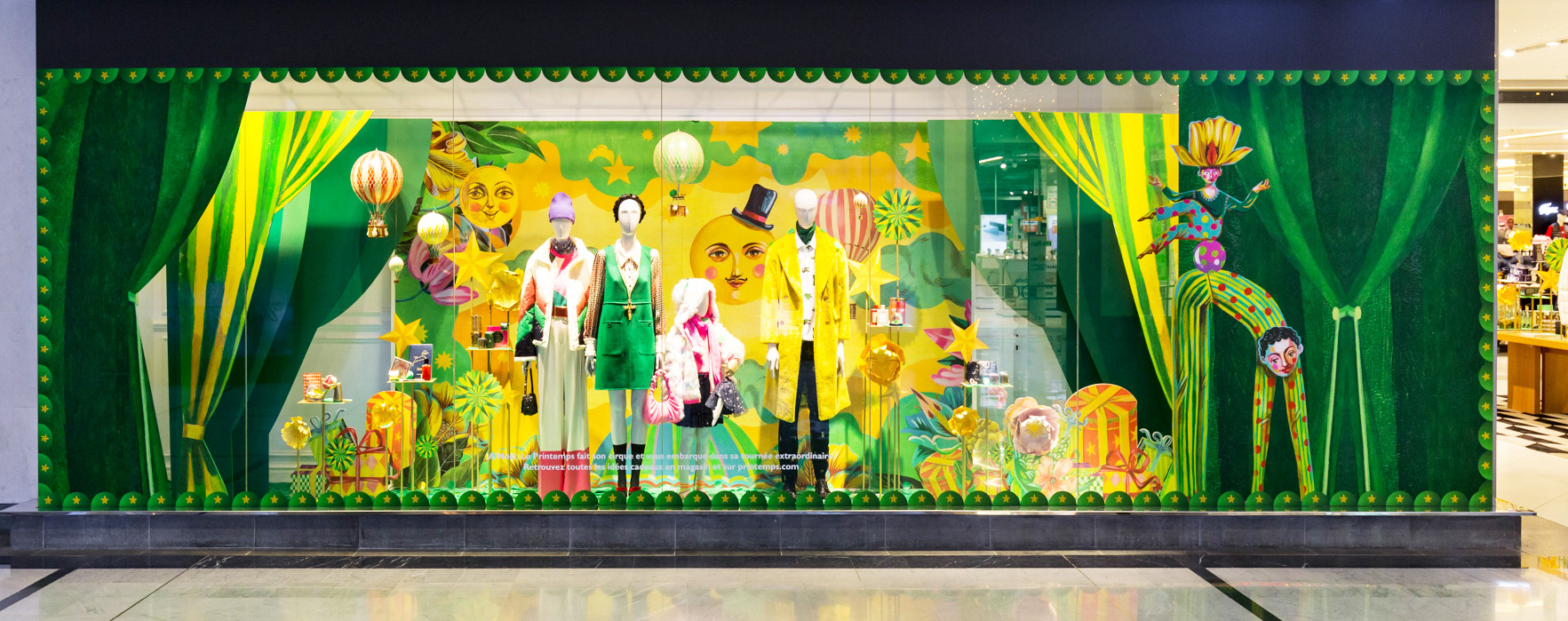 2022, Printemps Circus Christmas, @OlafHajek illustration