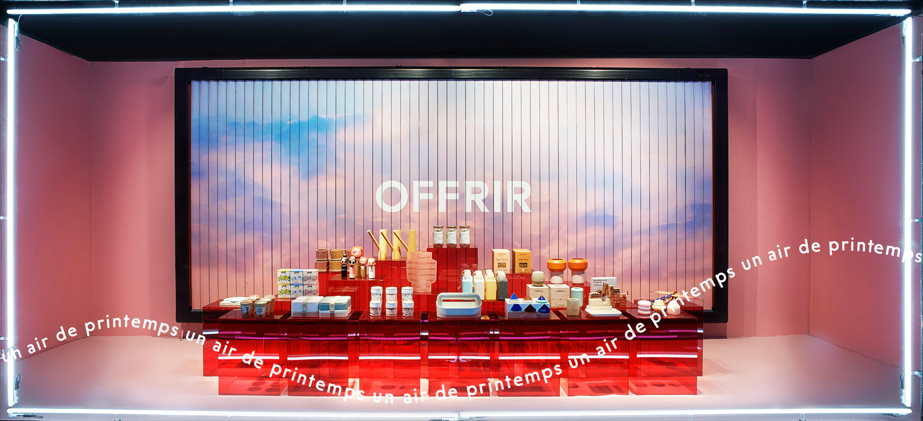 2021, Printemps Haussmann windows
