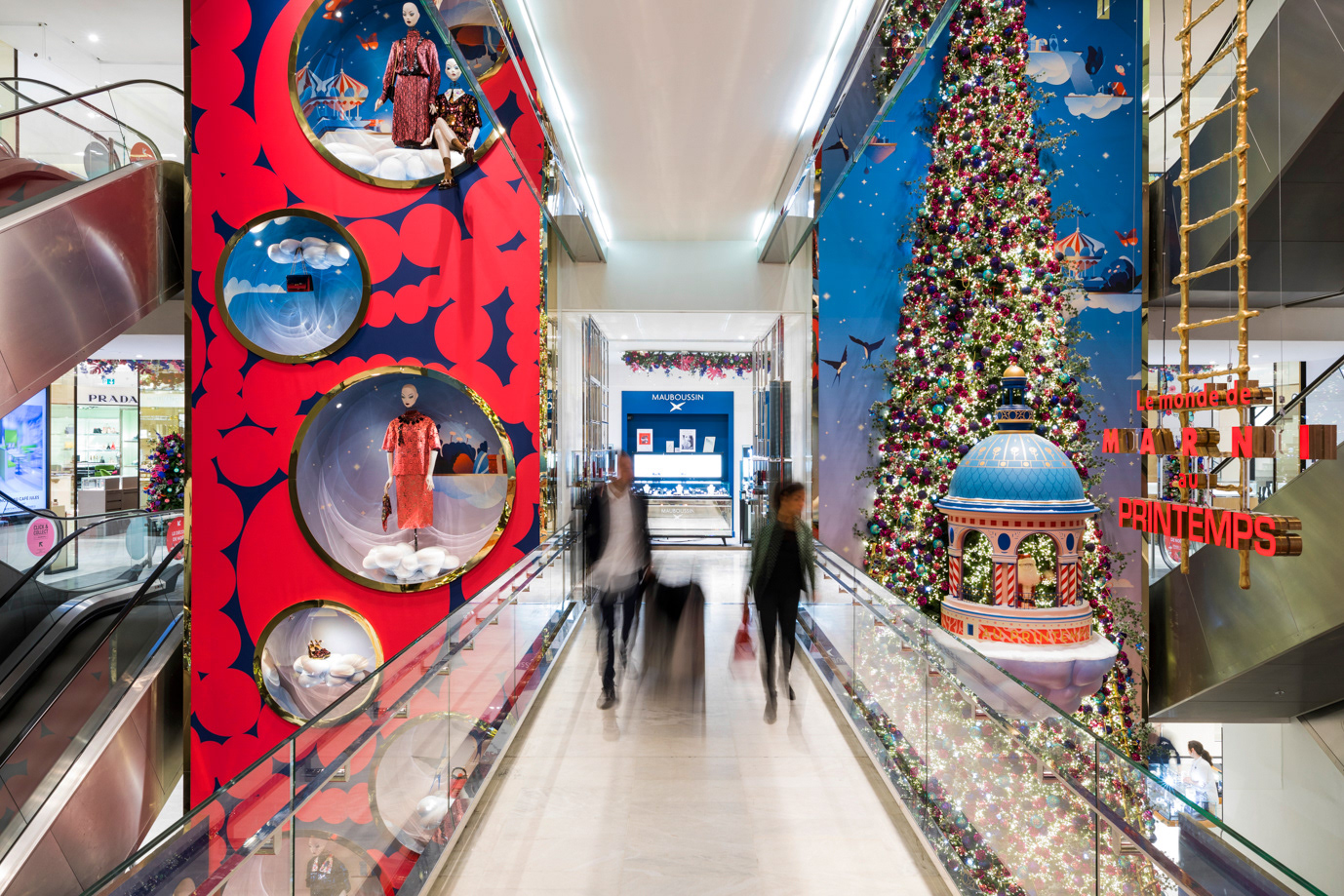 2018, Christmas Pop-Up Store @Marni, Printemps Haussmann
