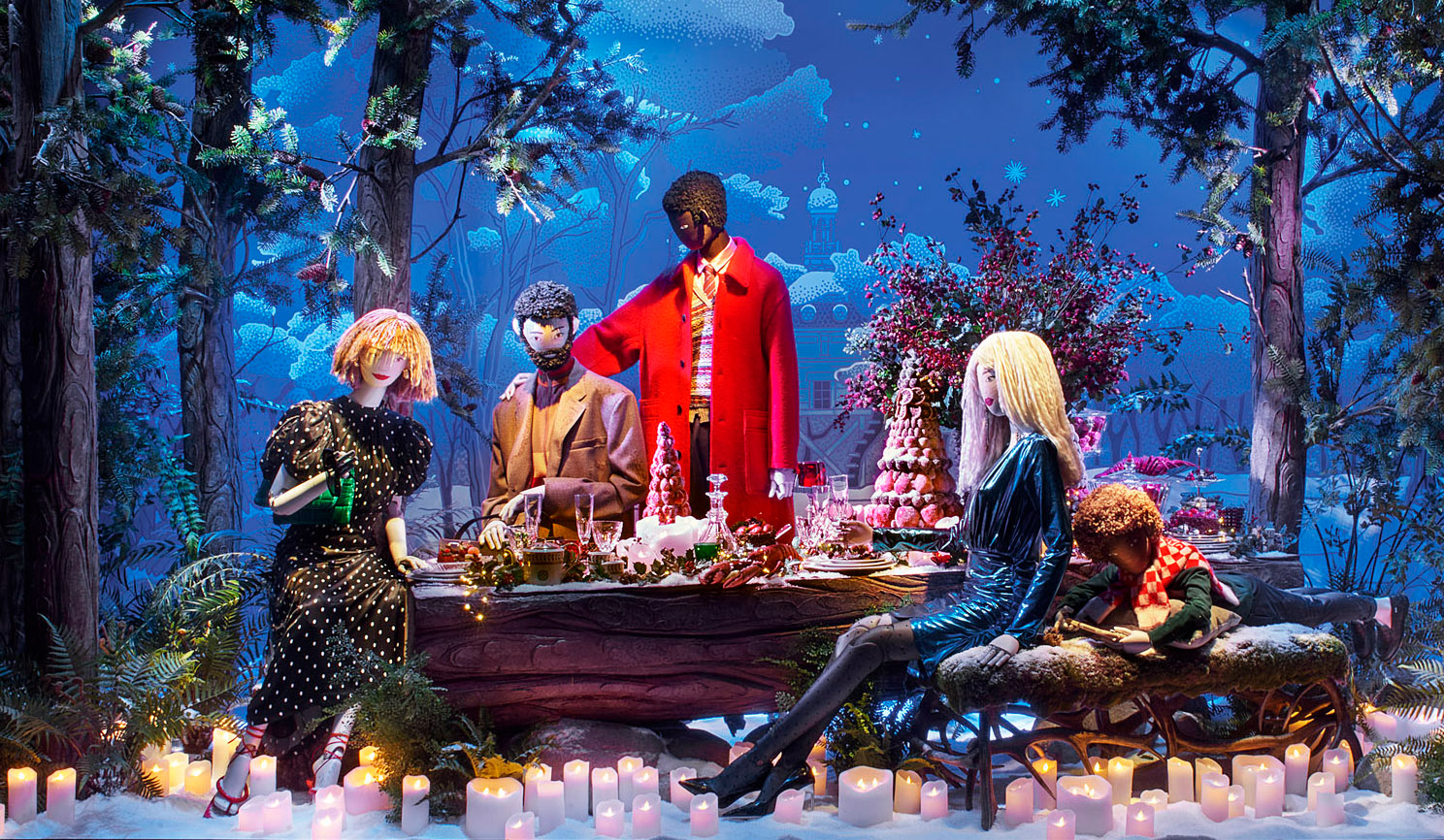 2020, Christmas windows, Printemps Haussmann