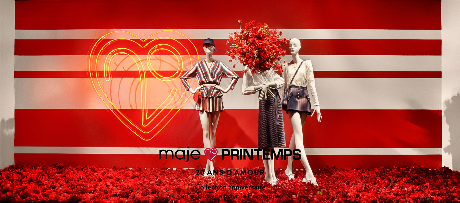 2018, Printemps Haussmann windows, @Maje