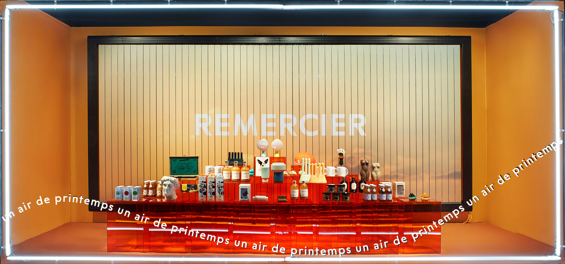 2021, Printemps Haussmann windows
