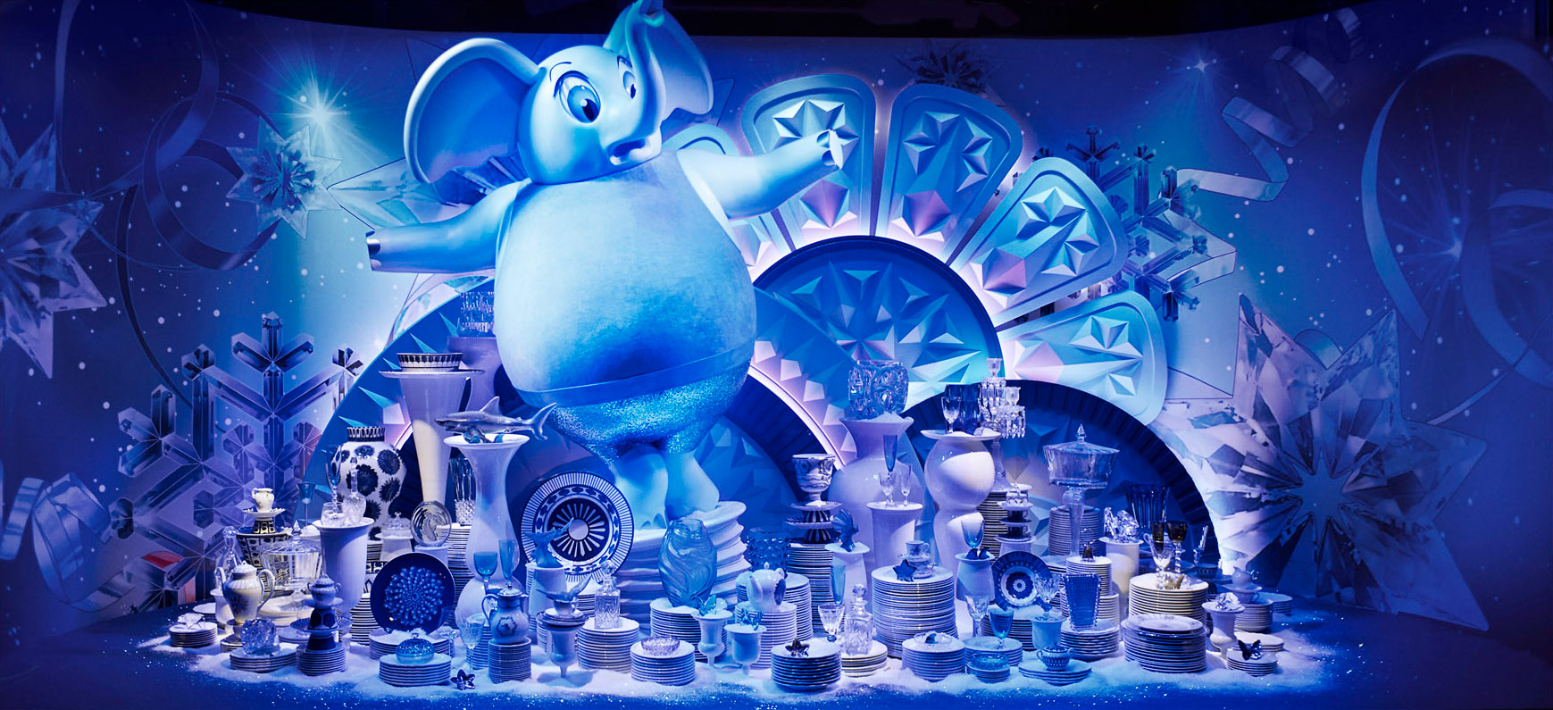 2019, Christmas windows, Printemps Haussmann