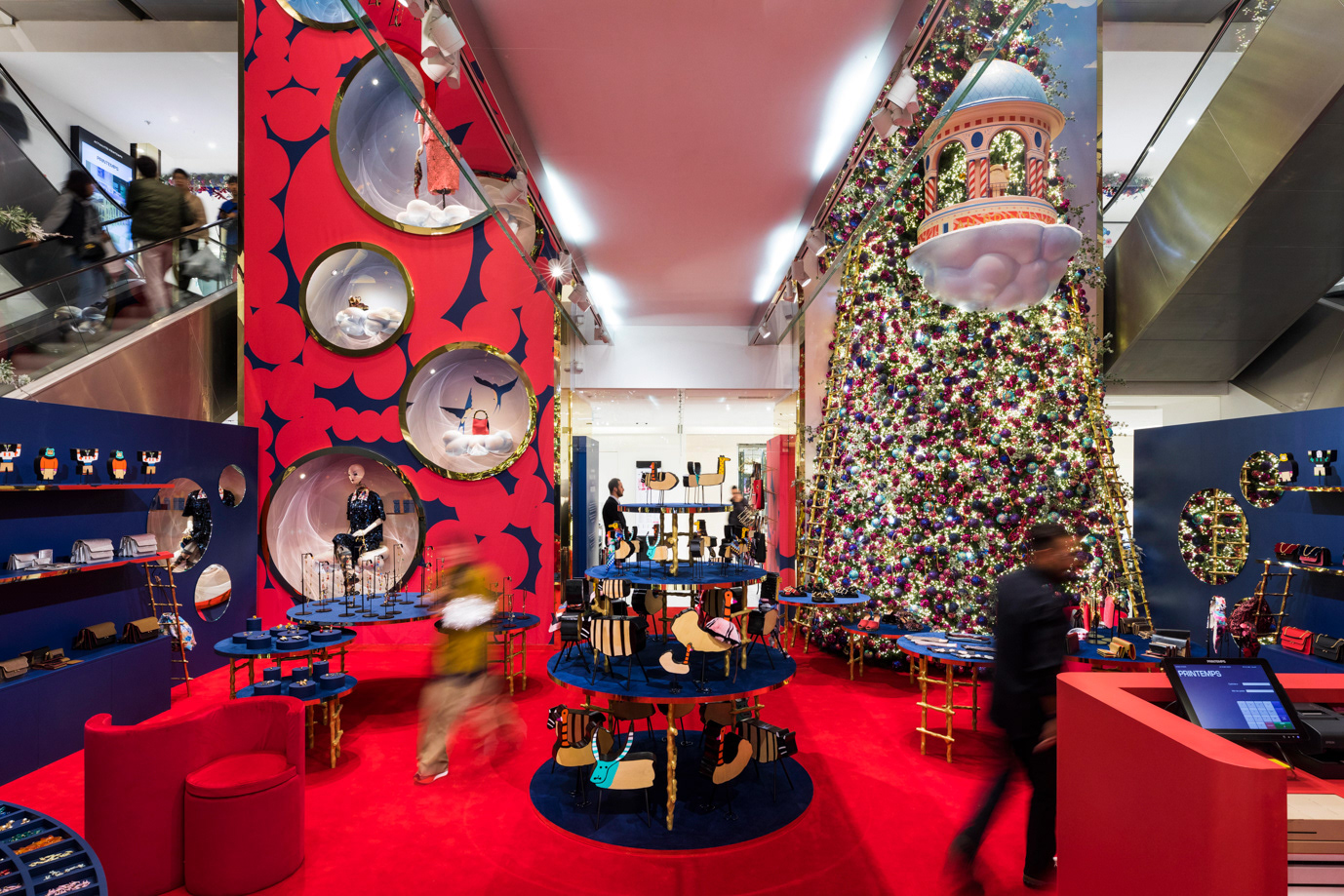 2018, Christmas Pop-Up Store @Marni, Printemps Haussmann