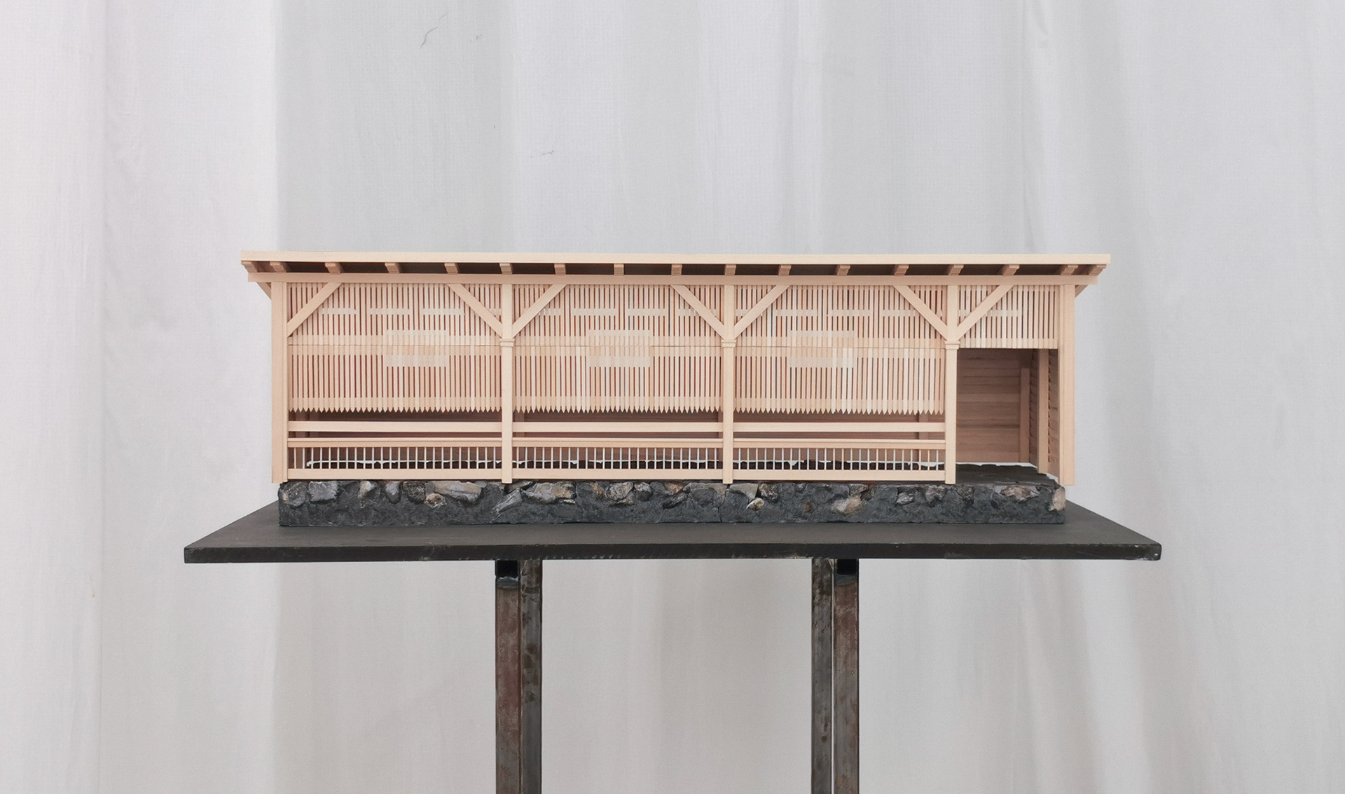 1:20 model af liggehal