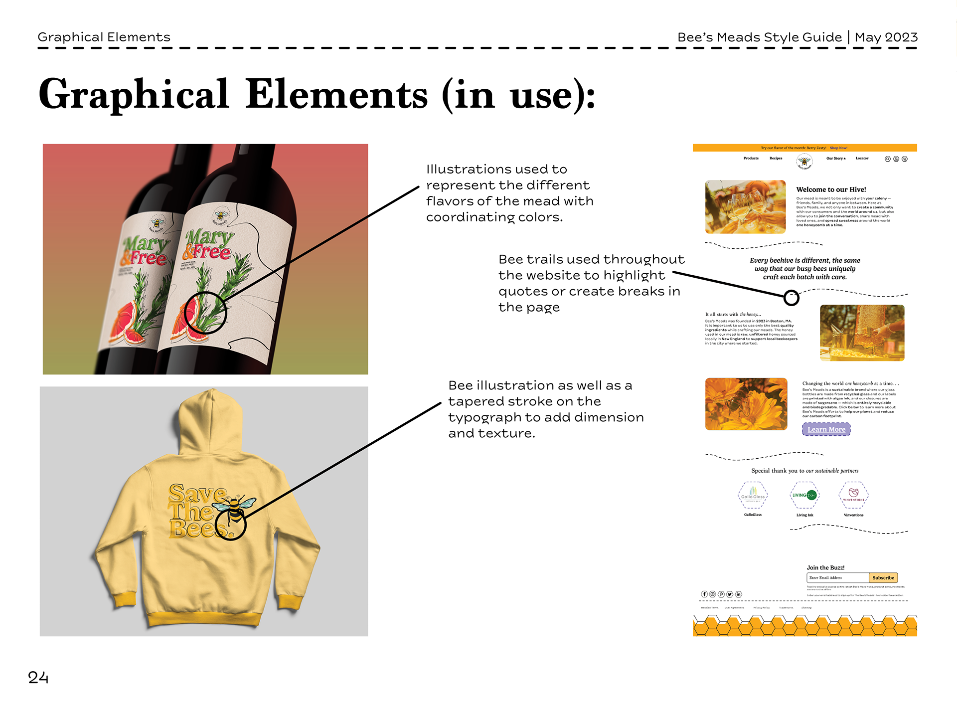 graphical elements in use