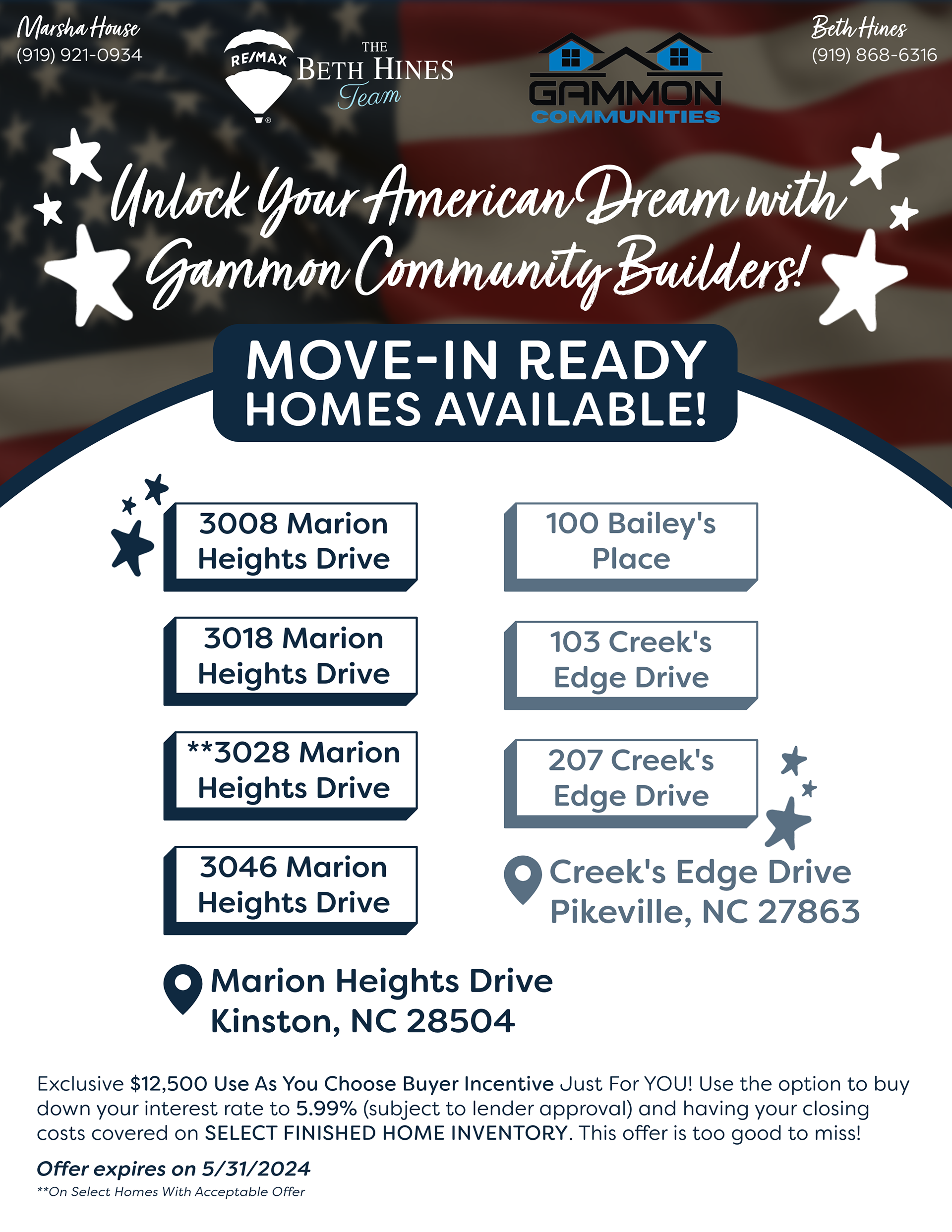 Memorial Day Promotional Flyer 2