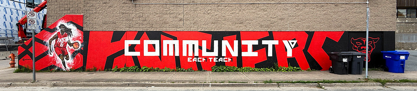 Mural for the Community Y in Halifax by Duane Jones