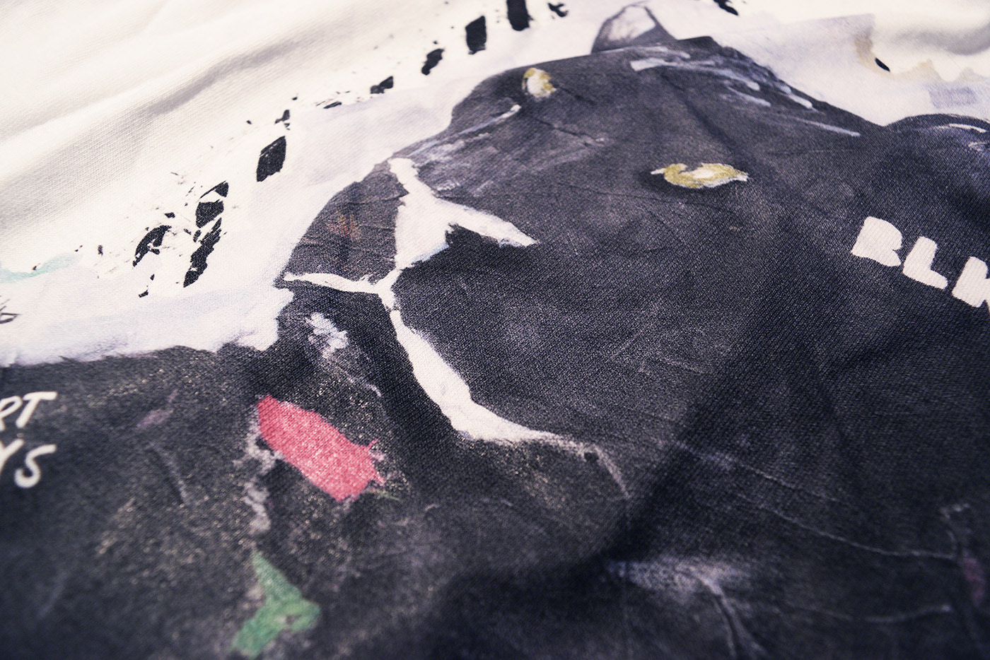 Unapologetic long sleeve tee detail