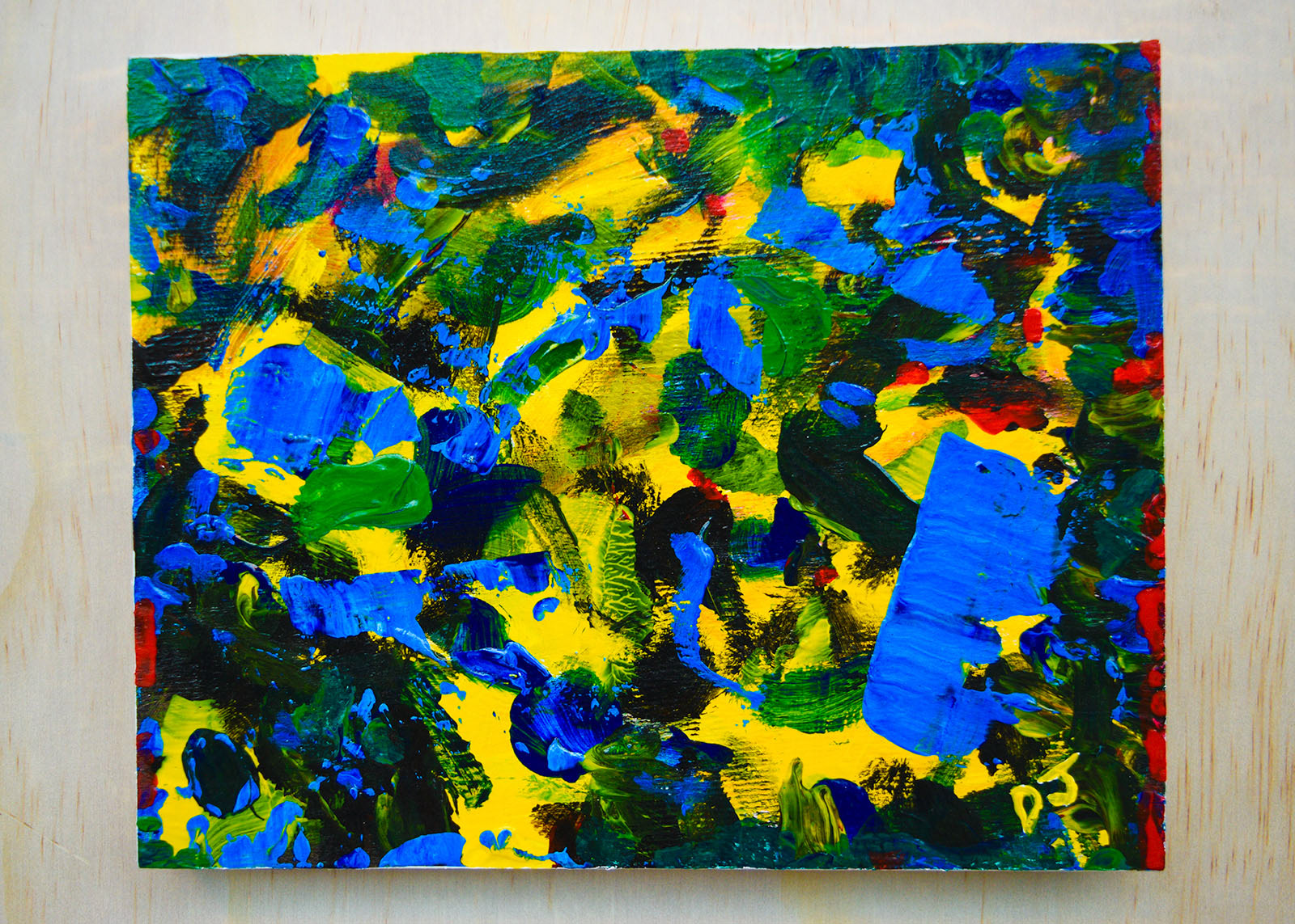 Abstract painting by Duane Jones