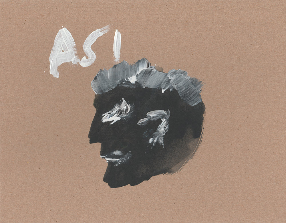 Acrylic wash study on paper by Duane Jones