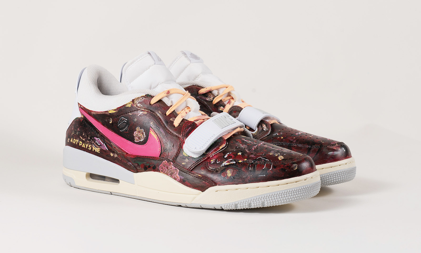 Punishment custom painted shoes by Duane Jones