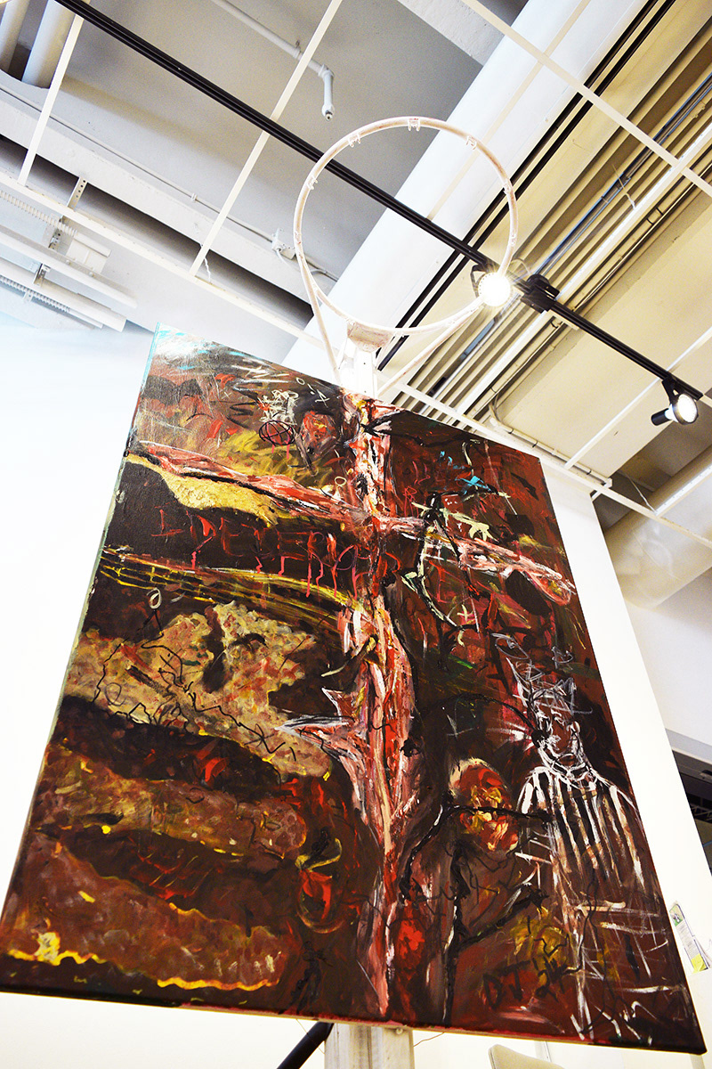 Abstract painting by Duane Jones