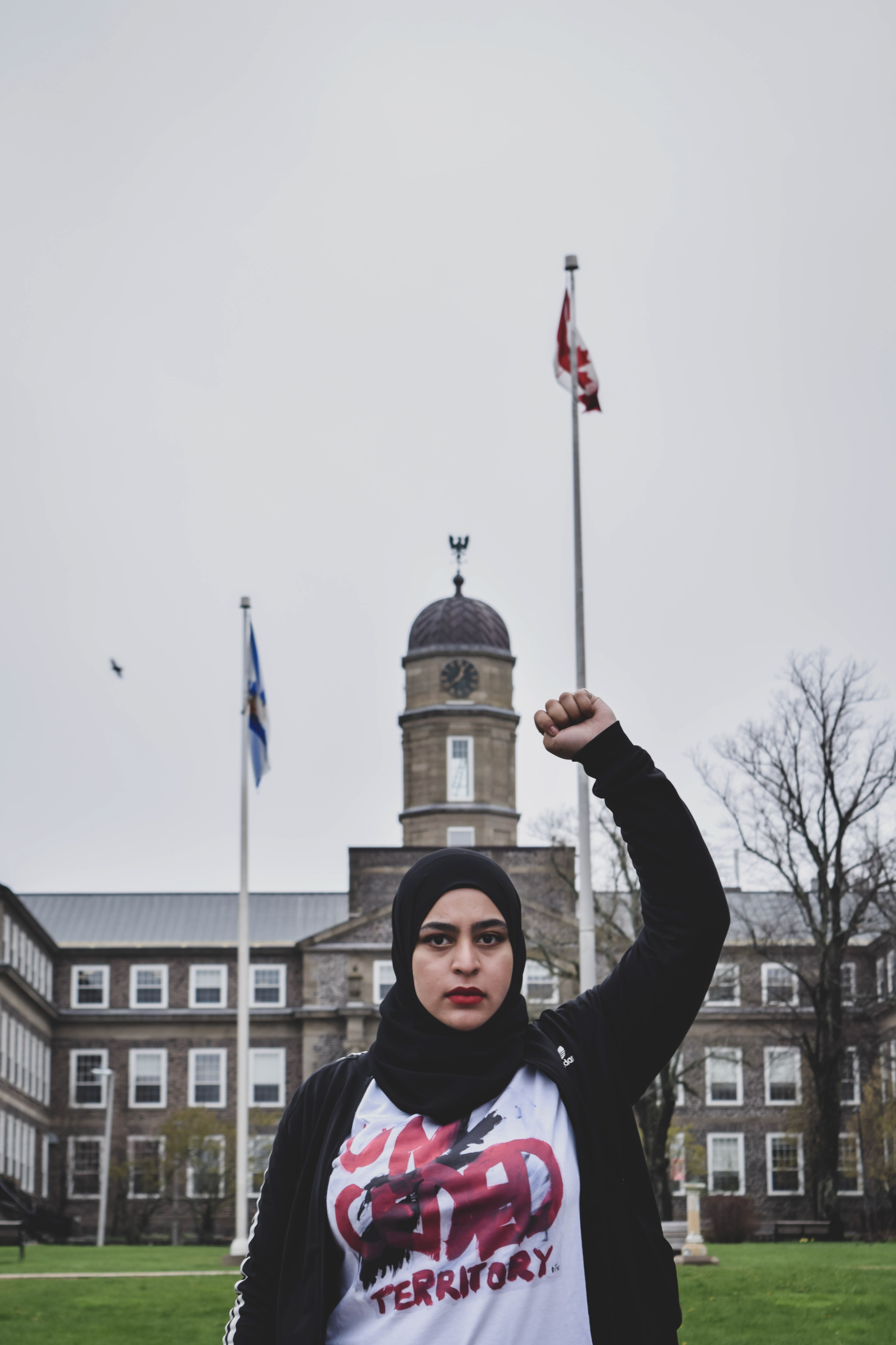 Photo of Masuma in the Unceded Territories long sleeve tee shot by Tee