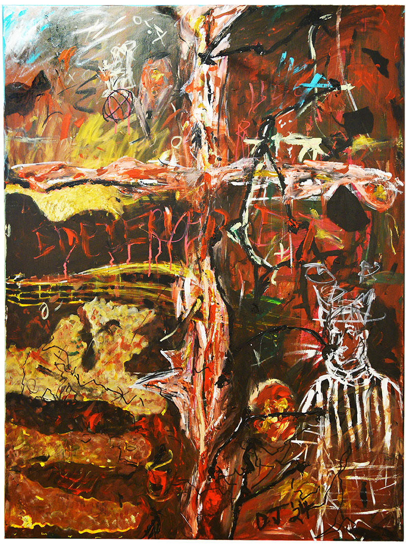 Abstract painting by Duane Jones