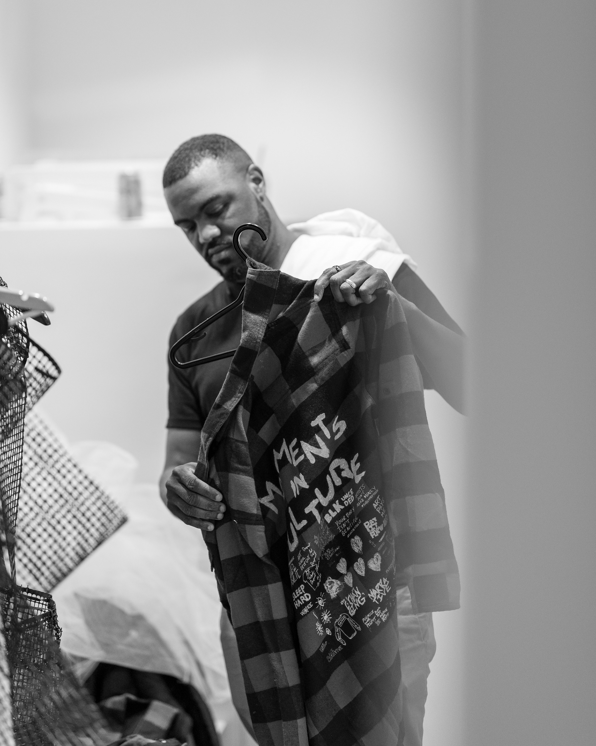 Duane behind the scenes at Moments In Culture