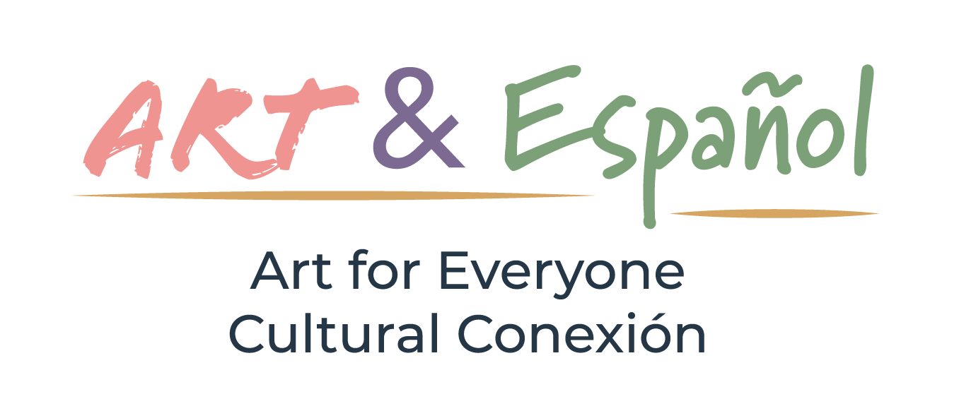 Logo ' ART & Español Art for everyone. Cultural conexión.