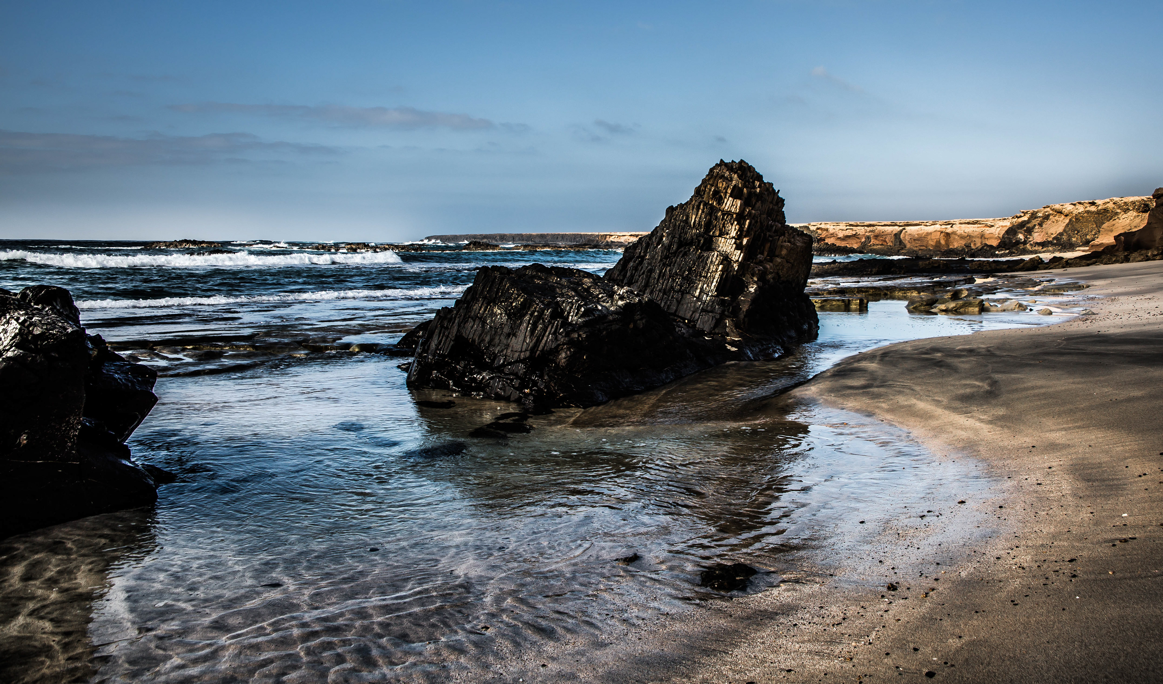 Playa de Ojos, fuerteventura, canaries