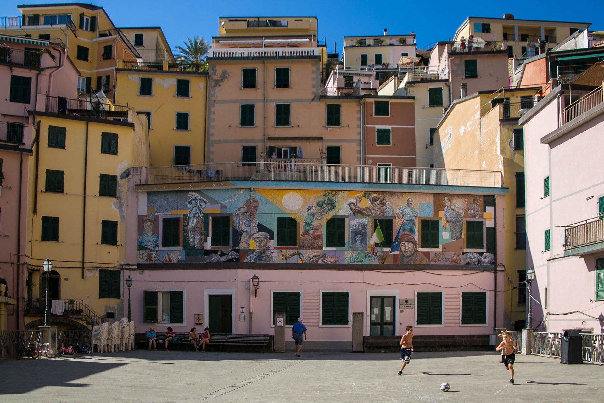 Riomaggiore, italie, cinque terre, hotel de ville