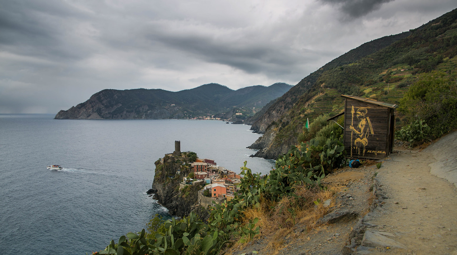 cinque terre, italie, randonnée, vernazza