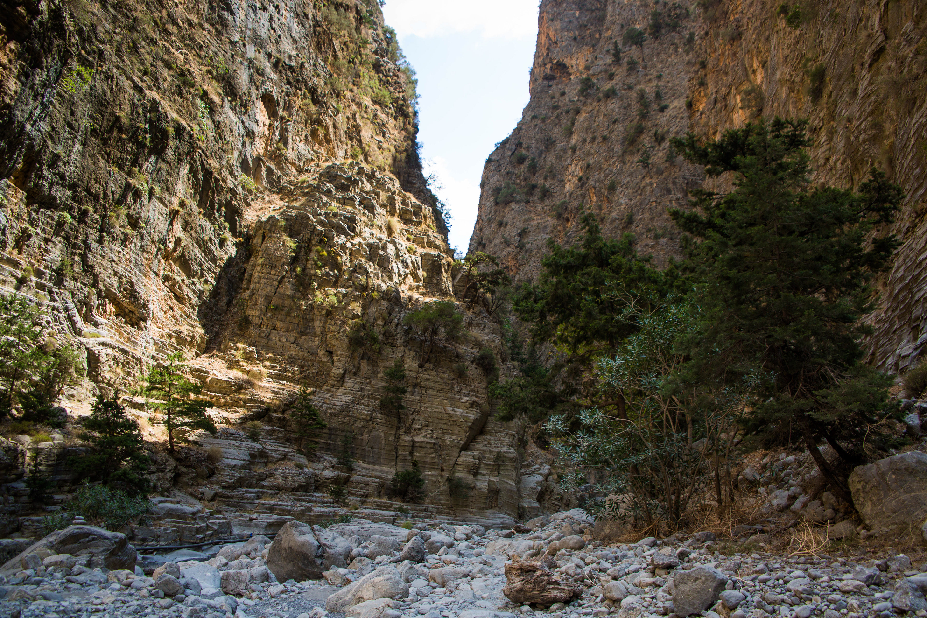 gorges de samaria, crête, unesco, montagnes blanches