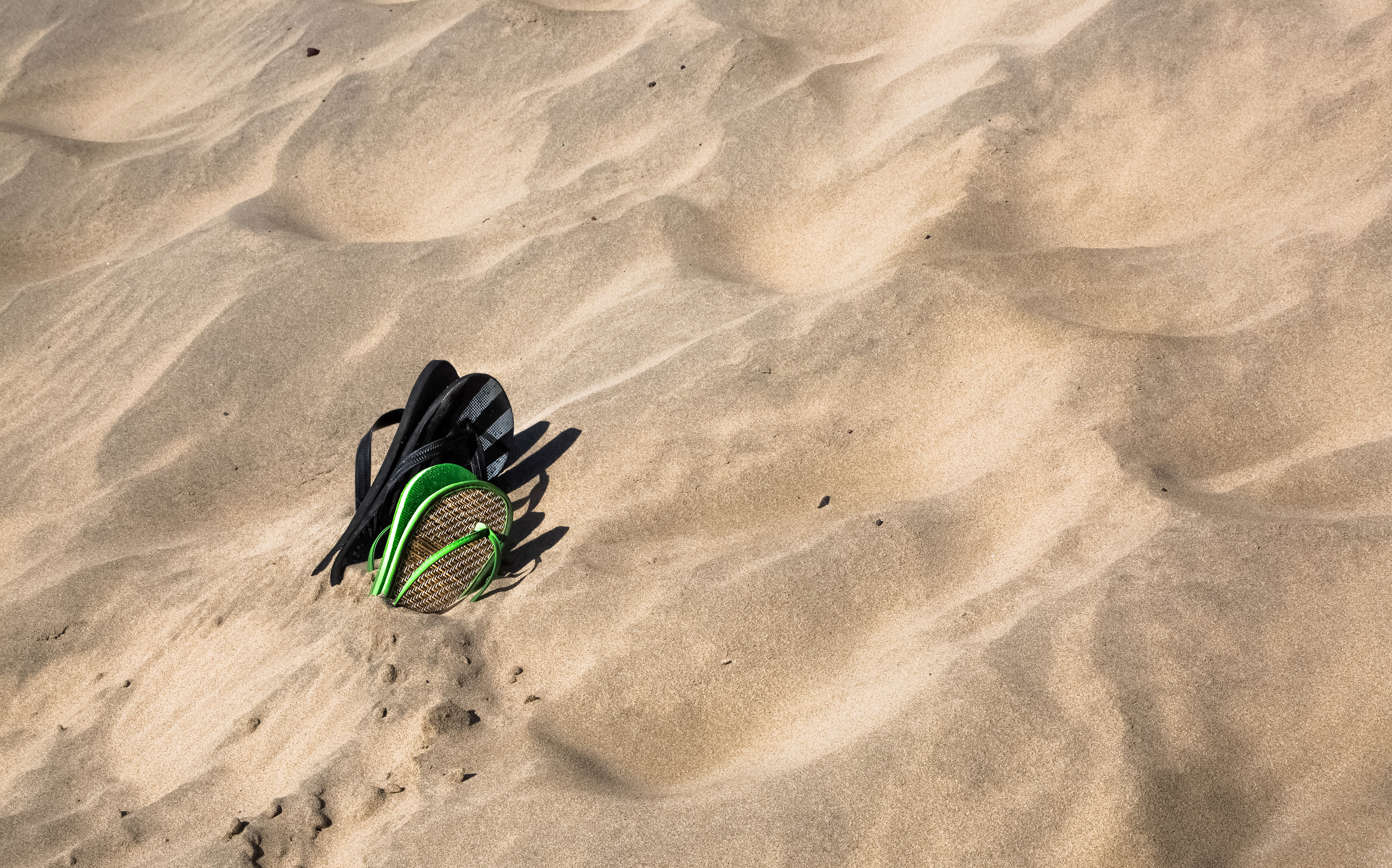 vue sur la plage de Fuerteventura, sable, tongue, tourisme