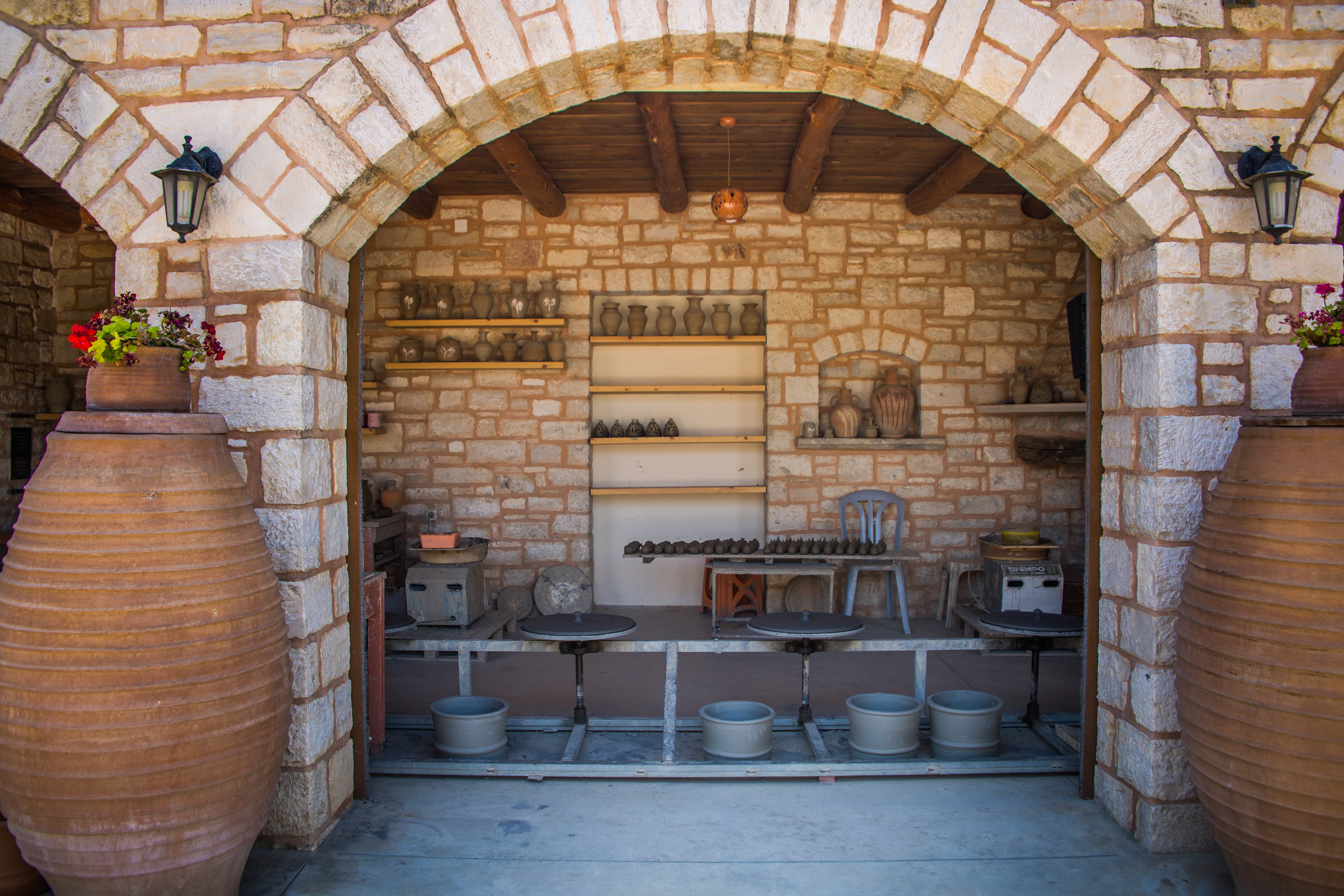 Village de Margarites Le village des artisans en poterie, céramique