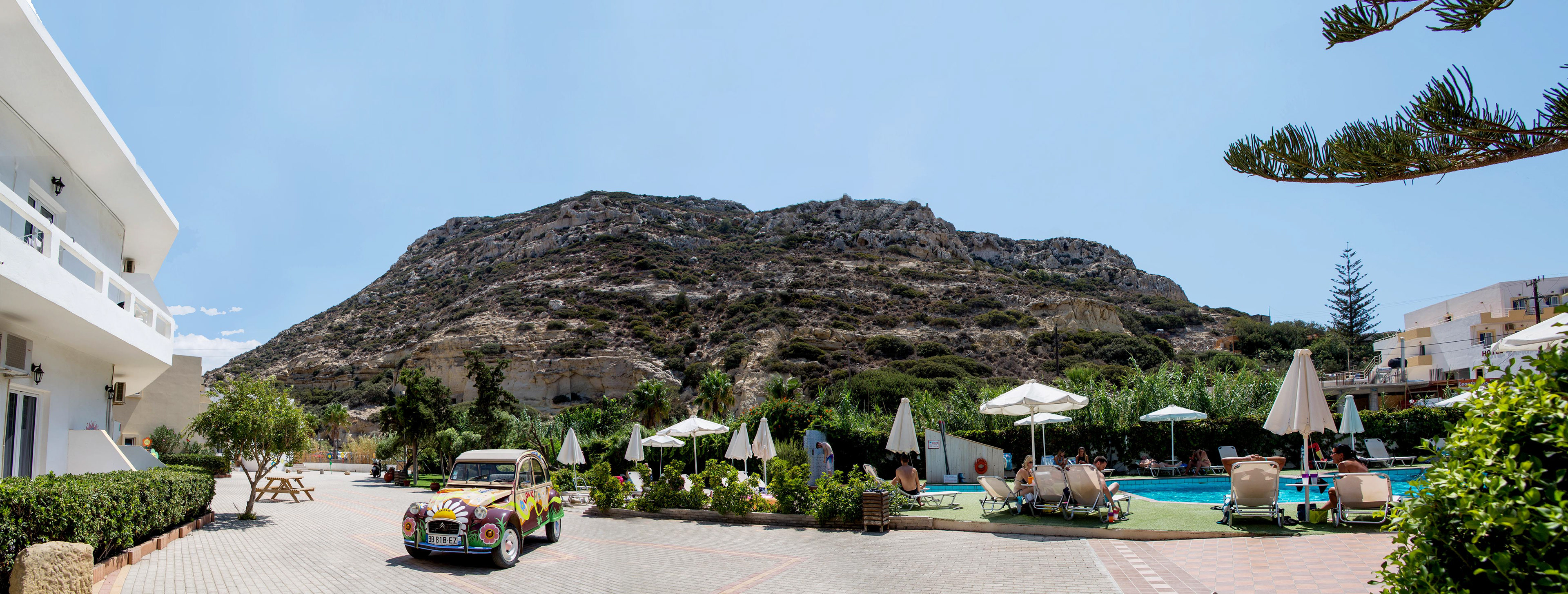 hotel fragiskos à matala, montagne