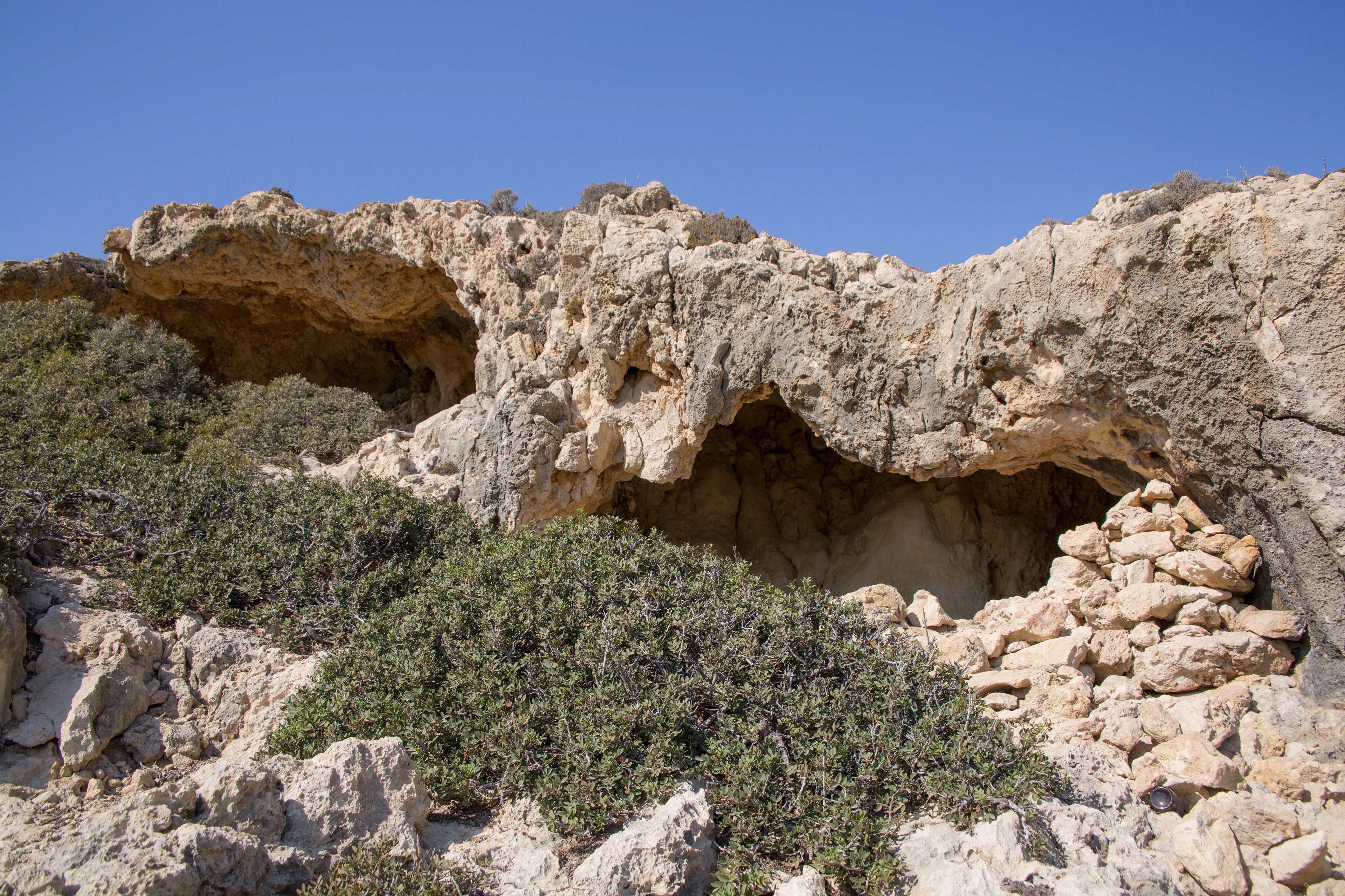 sentier vers Red Beach, Matala, randonnée