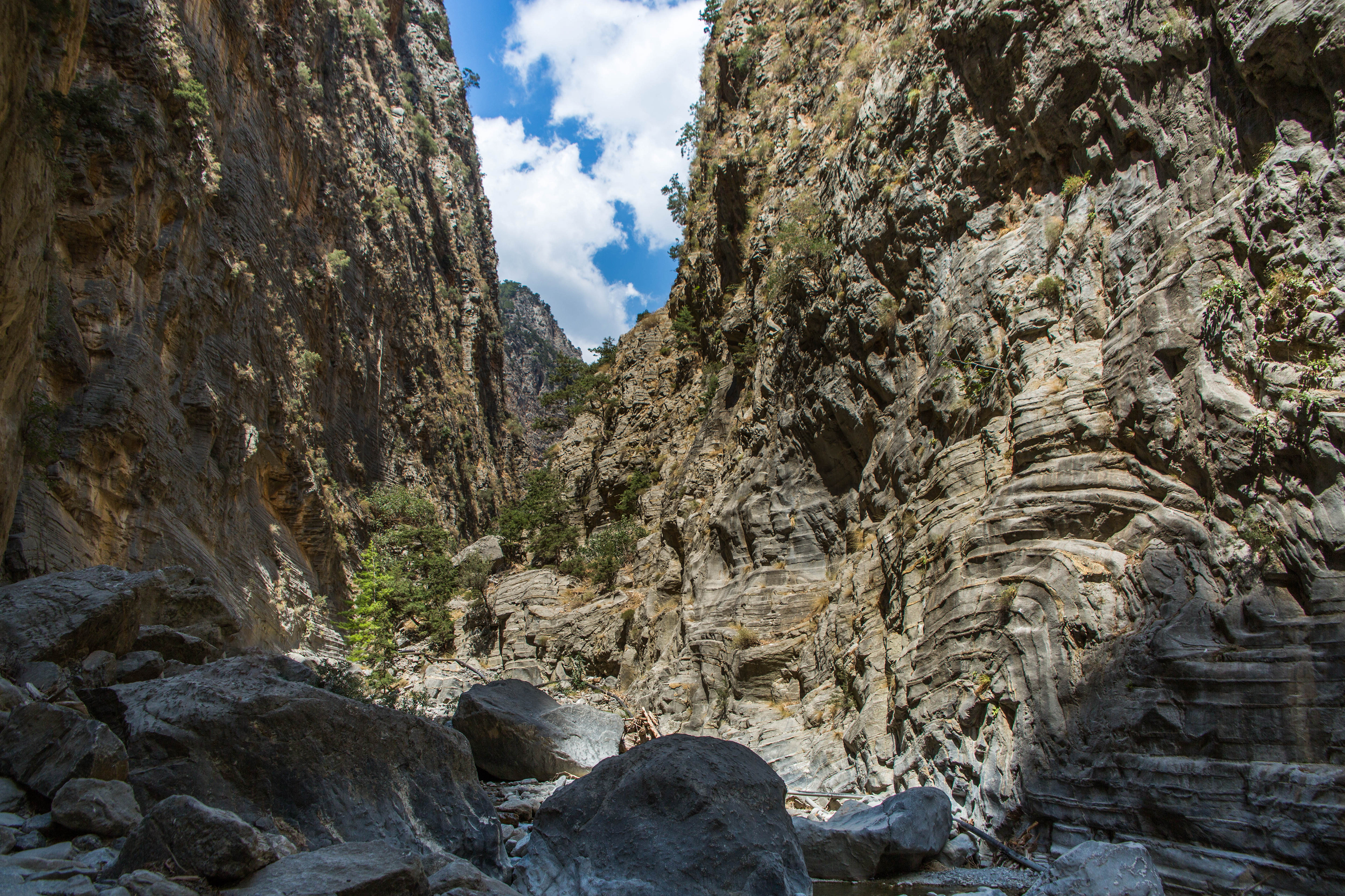 gorges de samaria, crête, unesco, montagnes blanches
