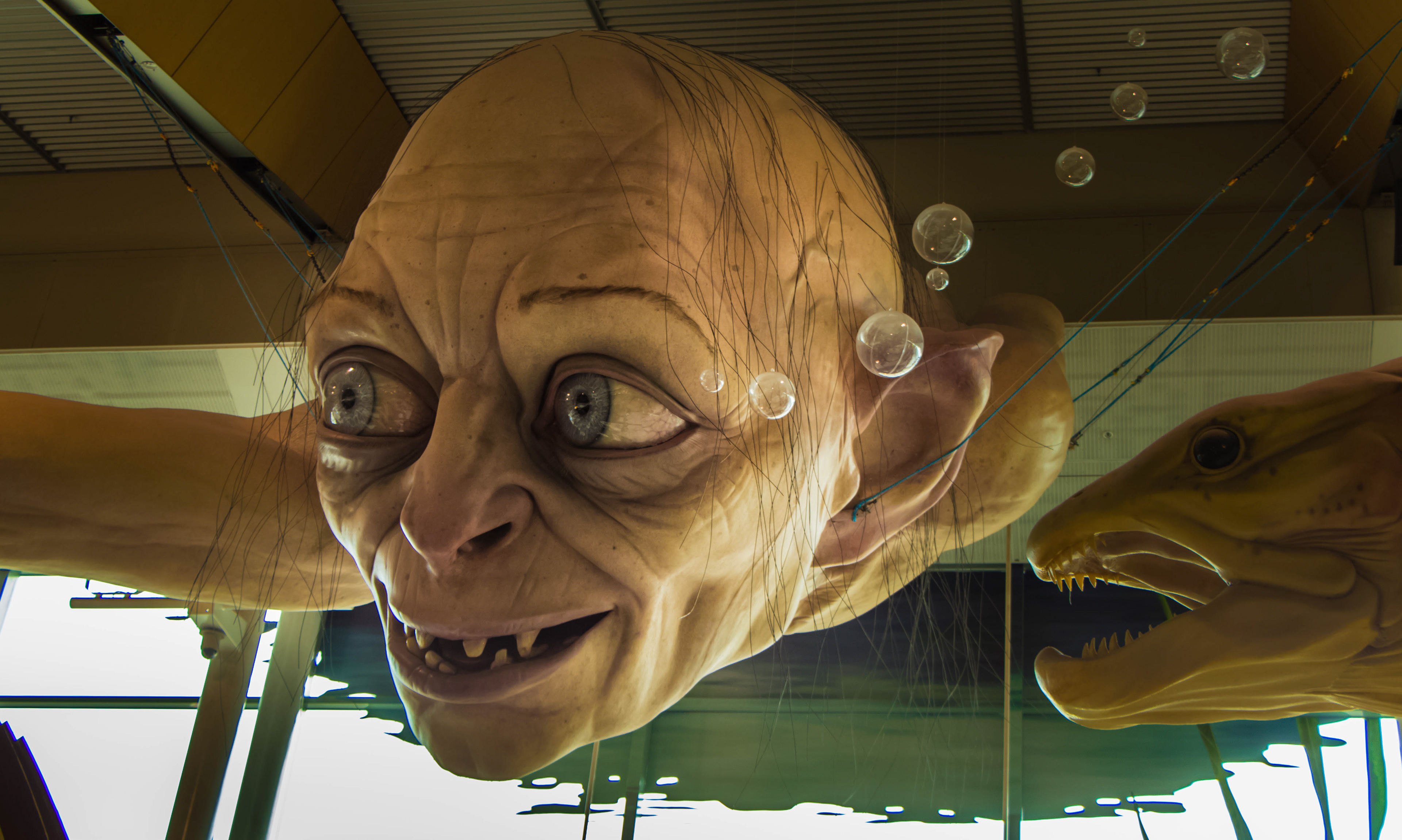 aéroport, nouvelle-zélande, wellington, lord of the rings, gollum