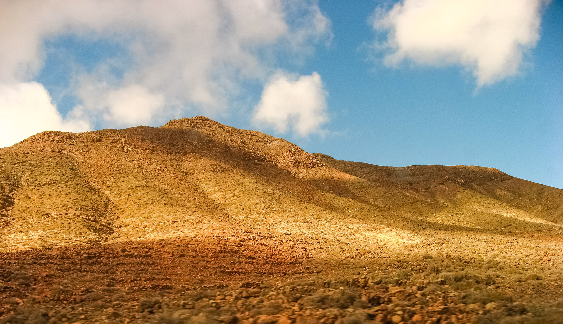 parc rural de betancuria, fuerteventura, colline, chaîne de montagne