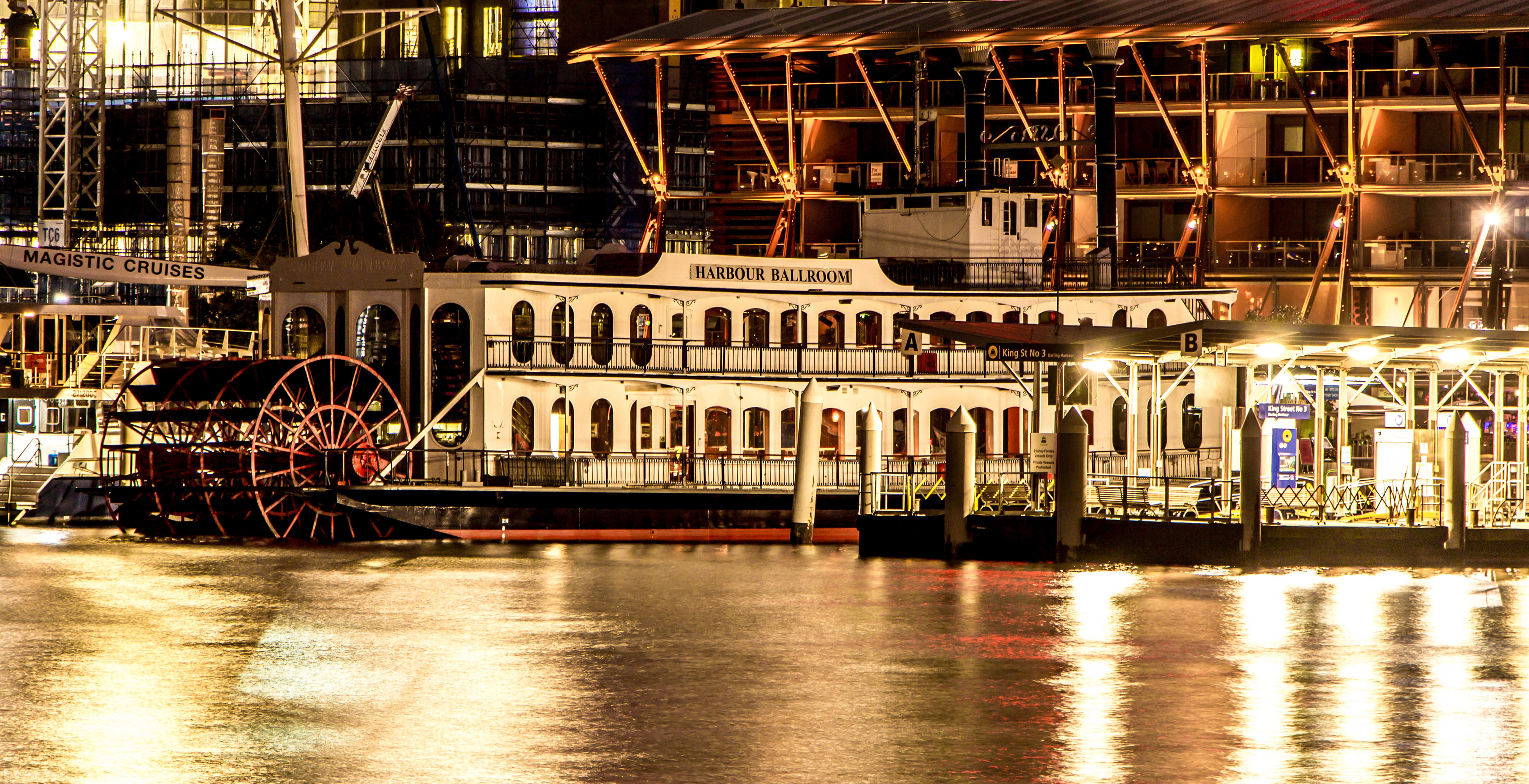 Bâteau à roues à aubes, Circular quay, australie, sydney